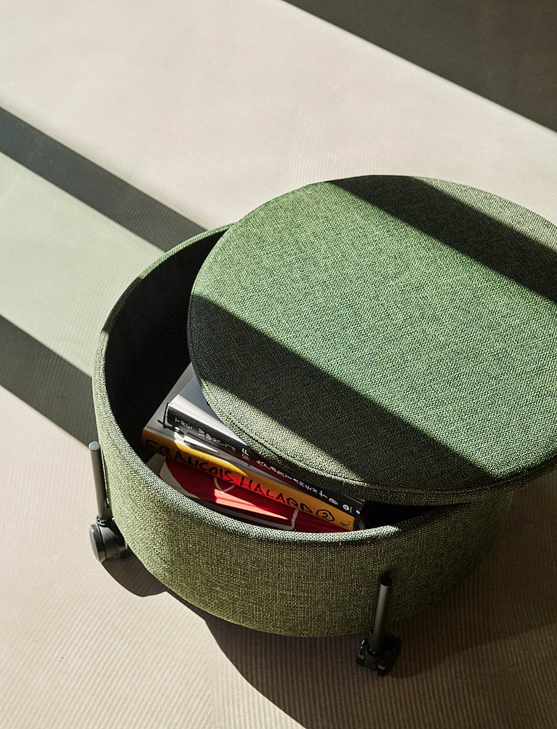 Hübsch - Contain Pouffe - poufs - green - 0