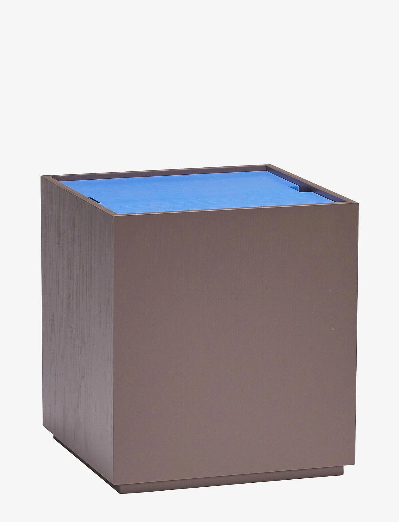 Vault Side Table/Storage Box Brown/Blue - BLUE