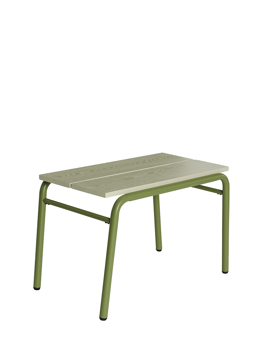 Hübsch - Koi Bench - toolid ja pingid - grey,light green - 2