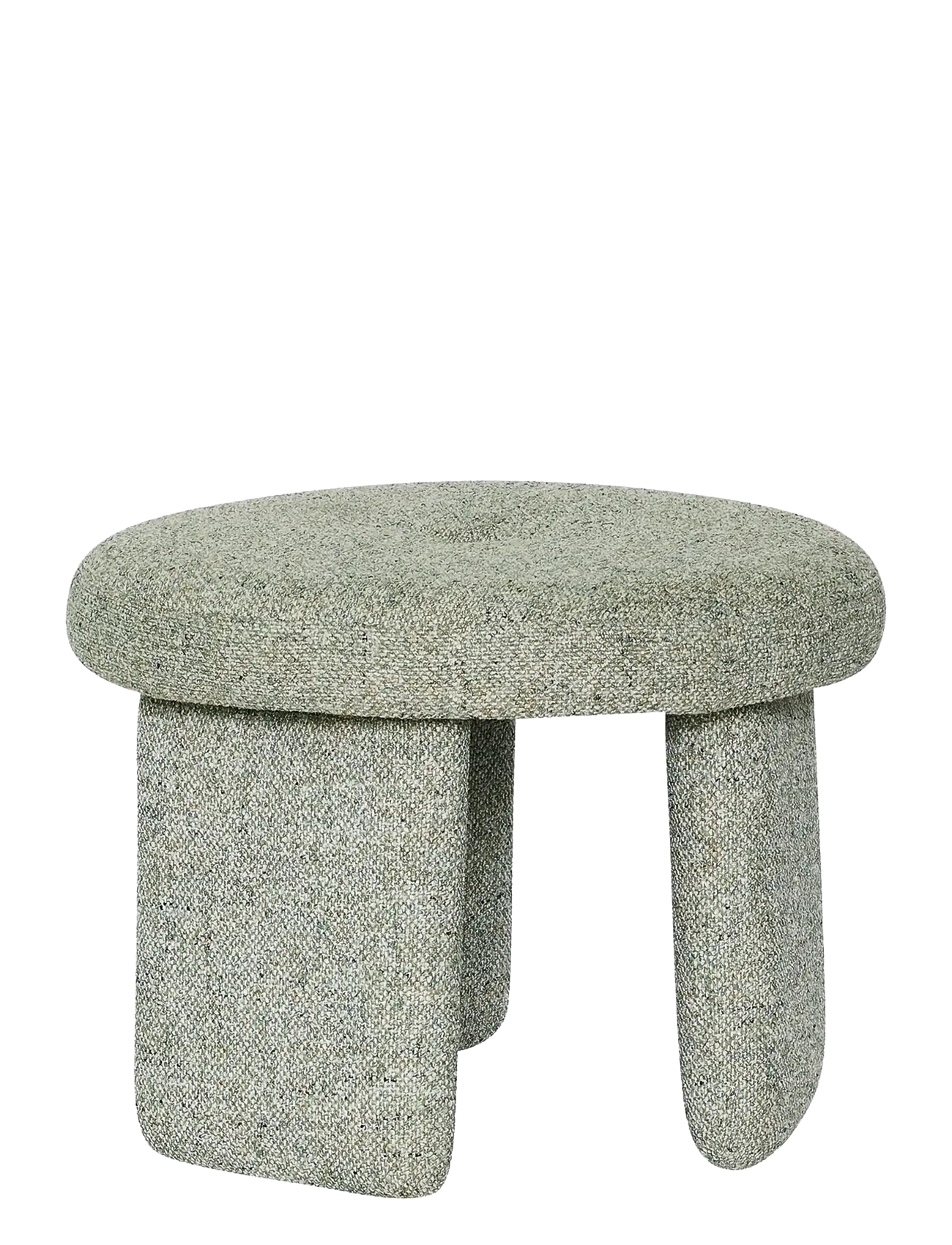 Hübsch Rocco Pouffe - Húsgögn - LIGHT GREEN / green