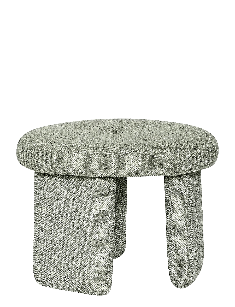 Hübsch - Rocco Pouffe - poufs - light green - 0