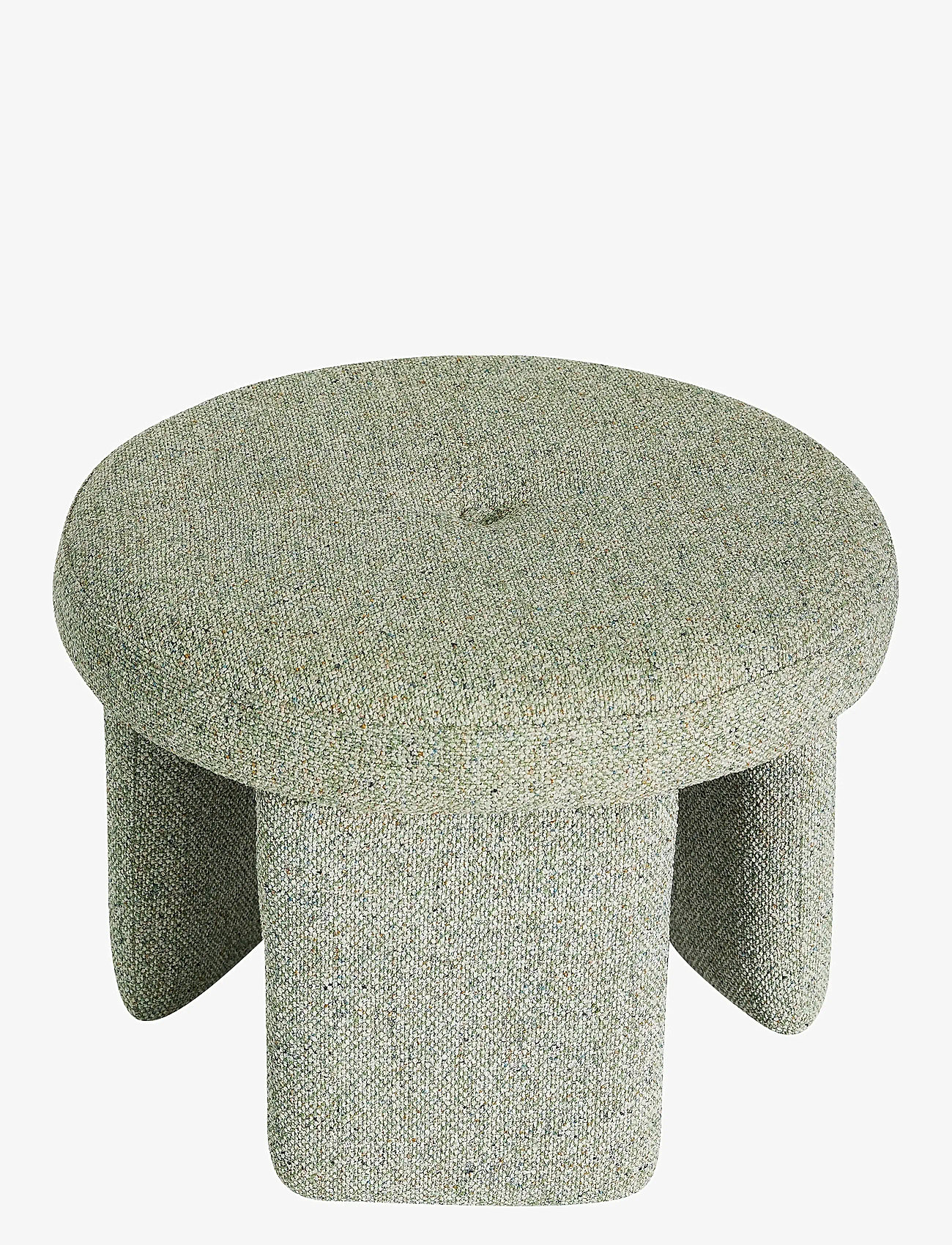 Hübsch - Rocco Pouffe - light green - 1