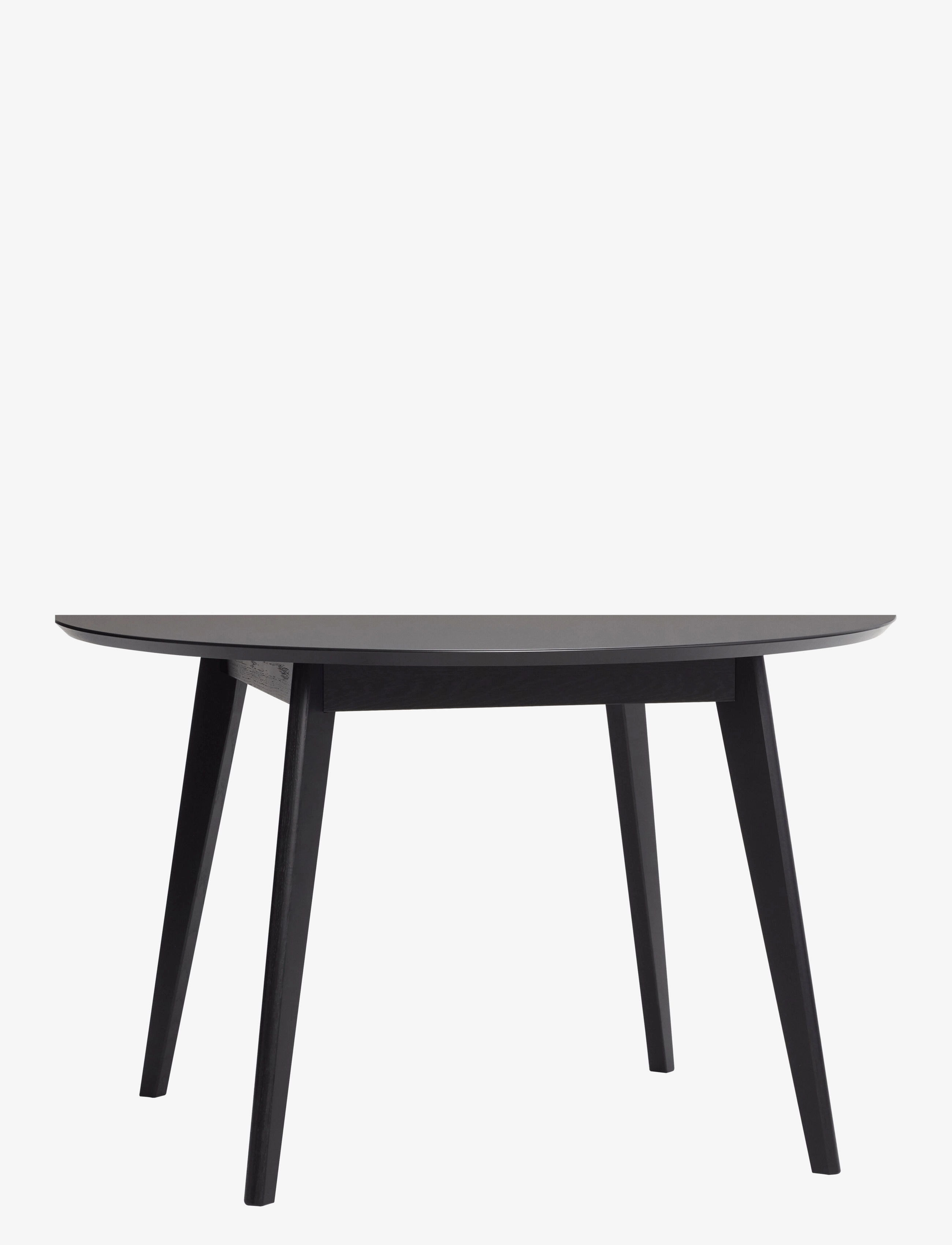 Hübsch Stay Dining Table Round Black, Spisebord, Sort, Str: ONE SIZE