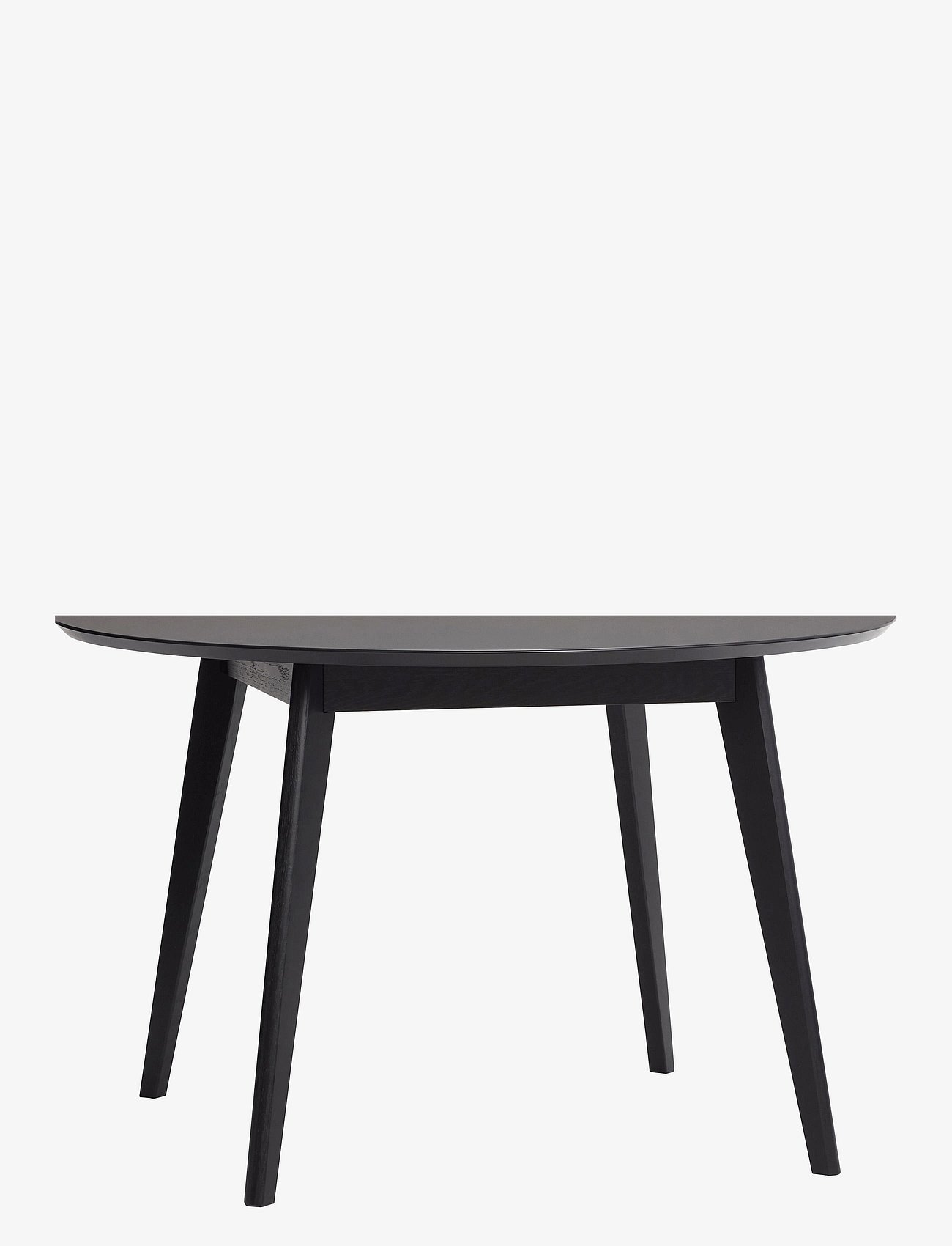 Hübsch Stay Dining Table Round Black - Black - ONE SIZE