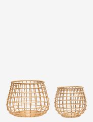 Hübsch - Energy Baskets - storage baskets - natural - 0