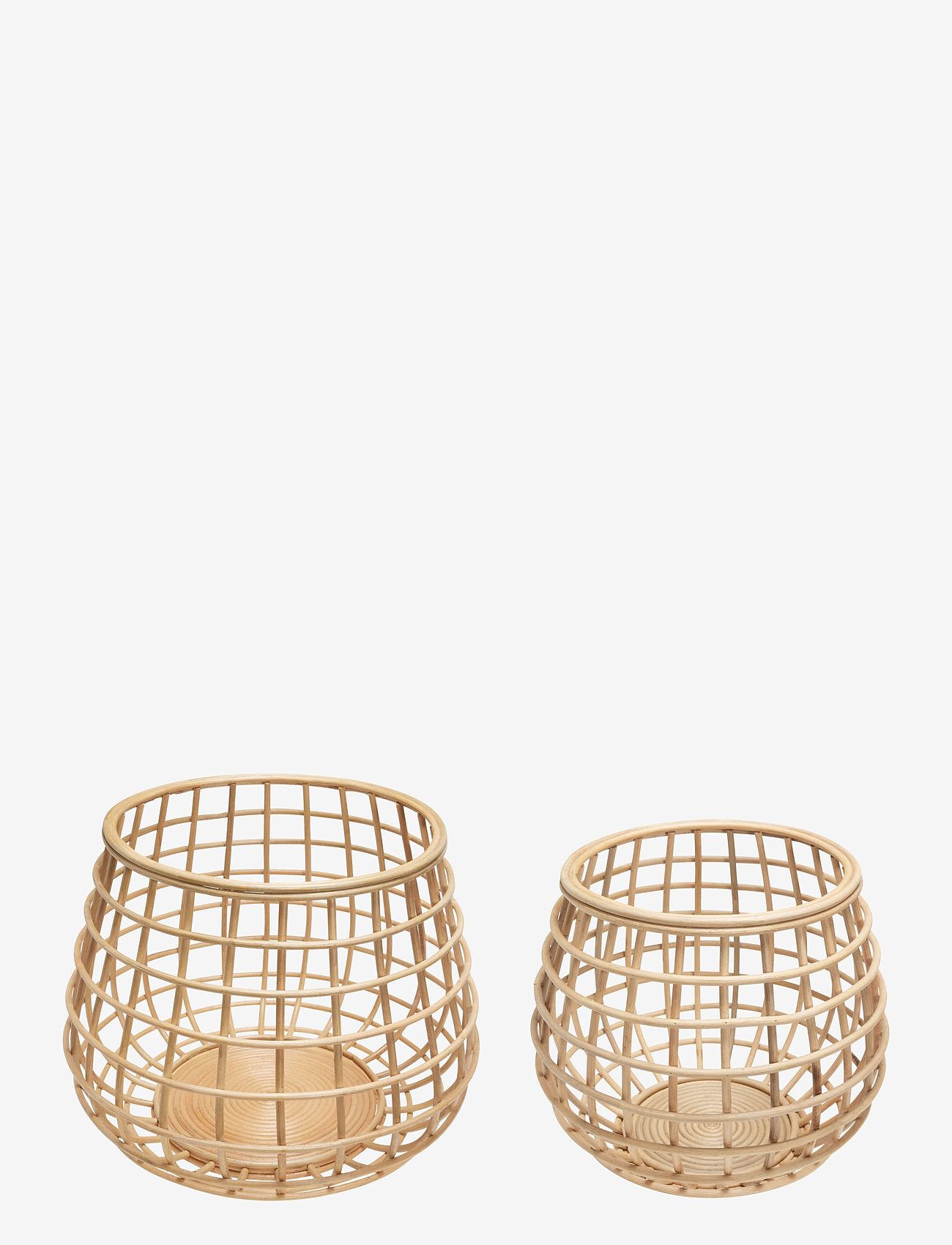 Hübsch - Energy Baskets - opbergmanden - natural - 1