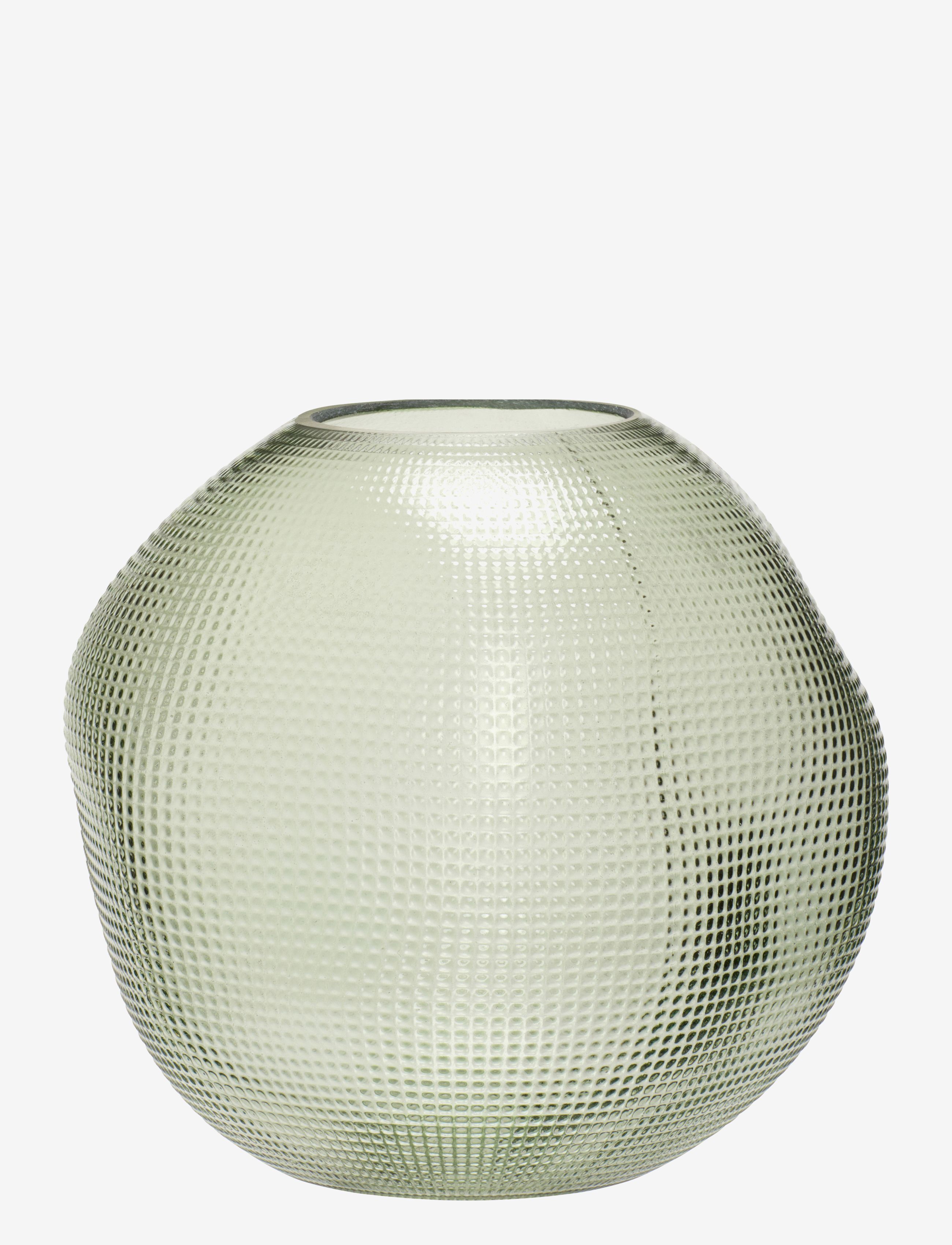 Hübsch Balloon Vase, Stor vase, Grøn, Str: H22CM
