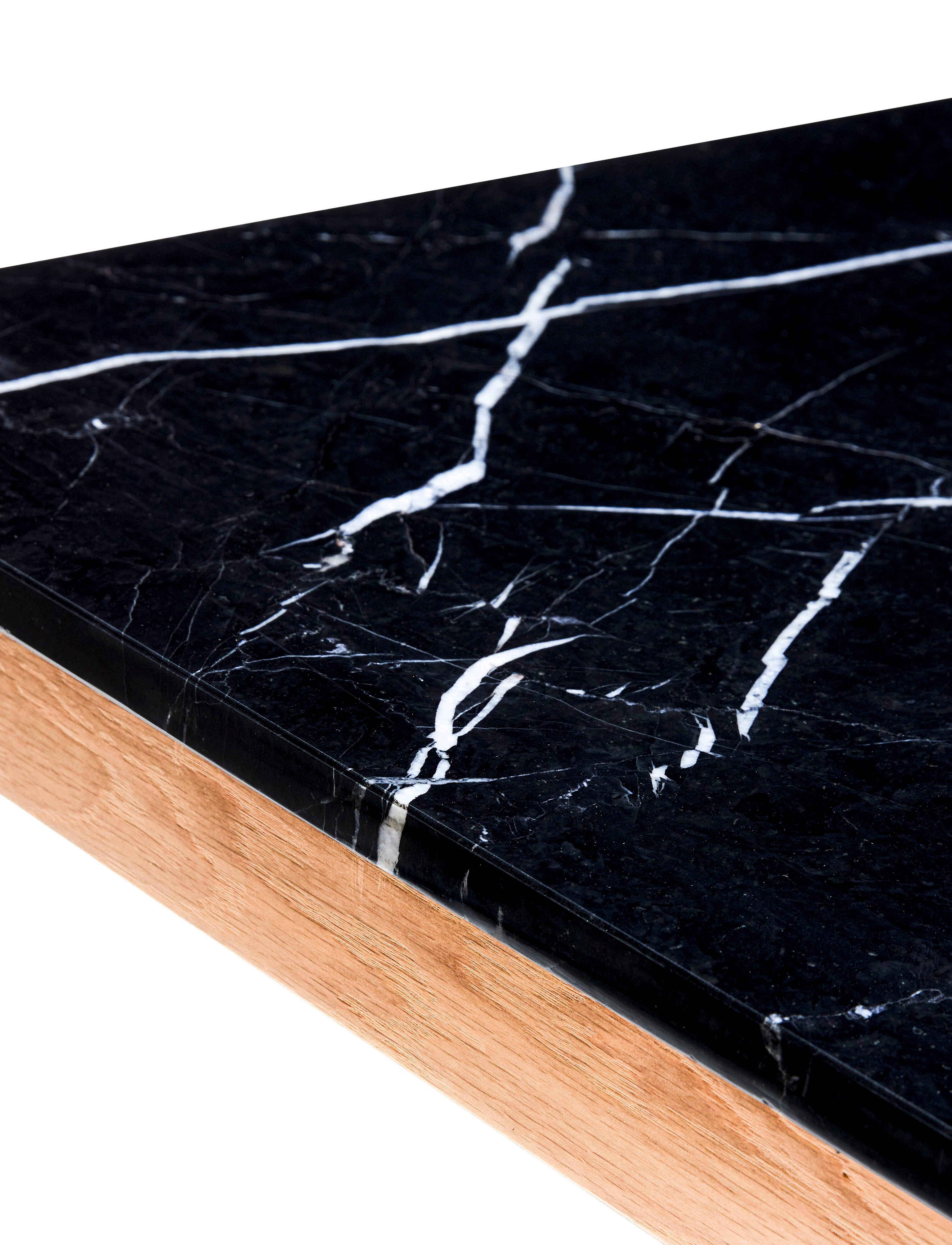Hübsch - Raw Coffee Table Black/Natural - sofaborde - black,natural - 2