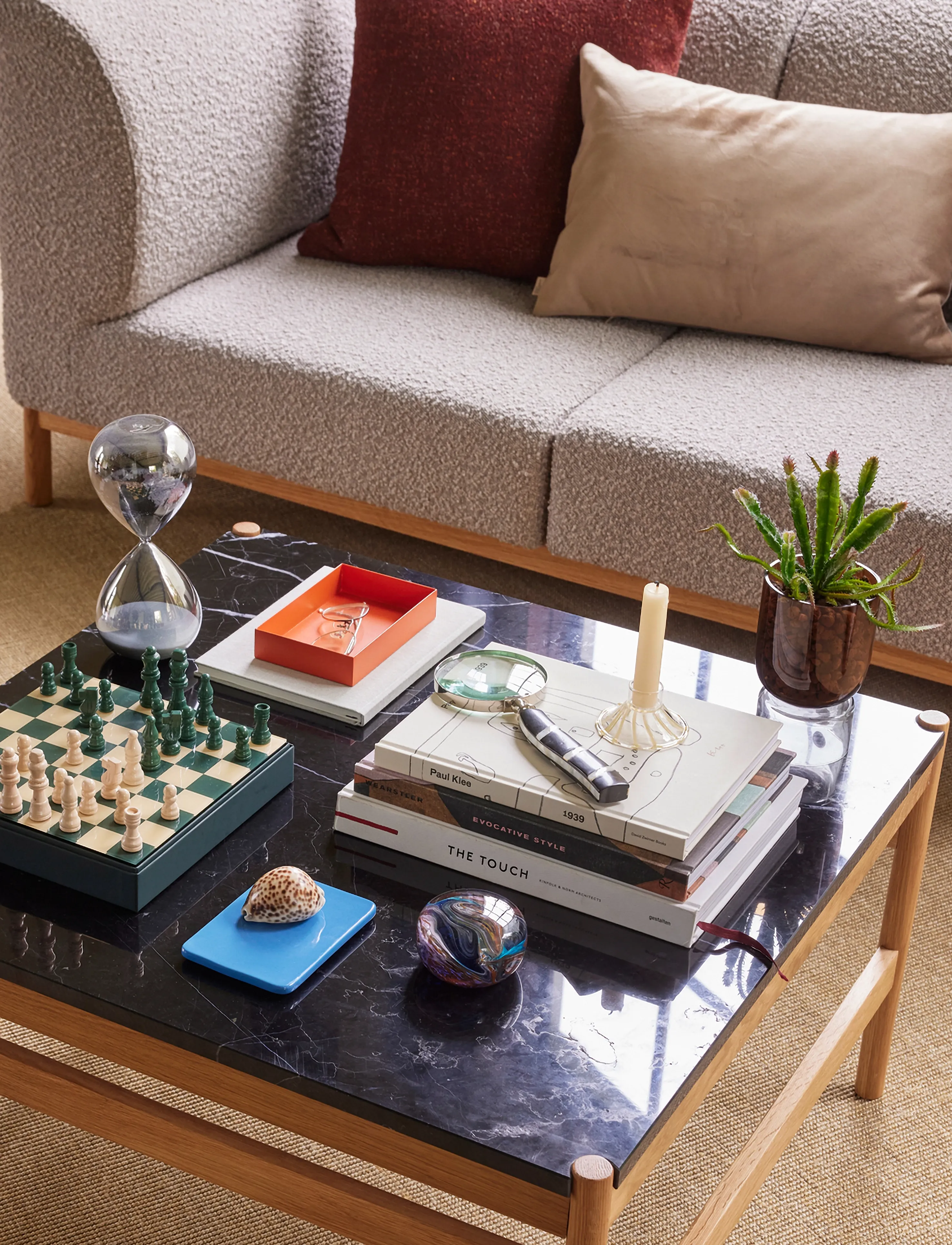 Hübsch - Raw Coffee Table Black/Natural - sofaborde - black,natural - 3