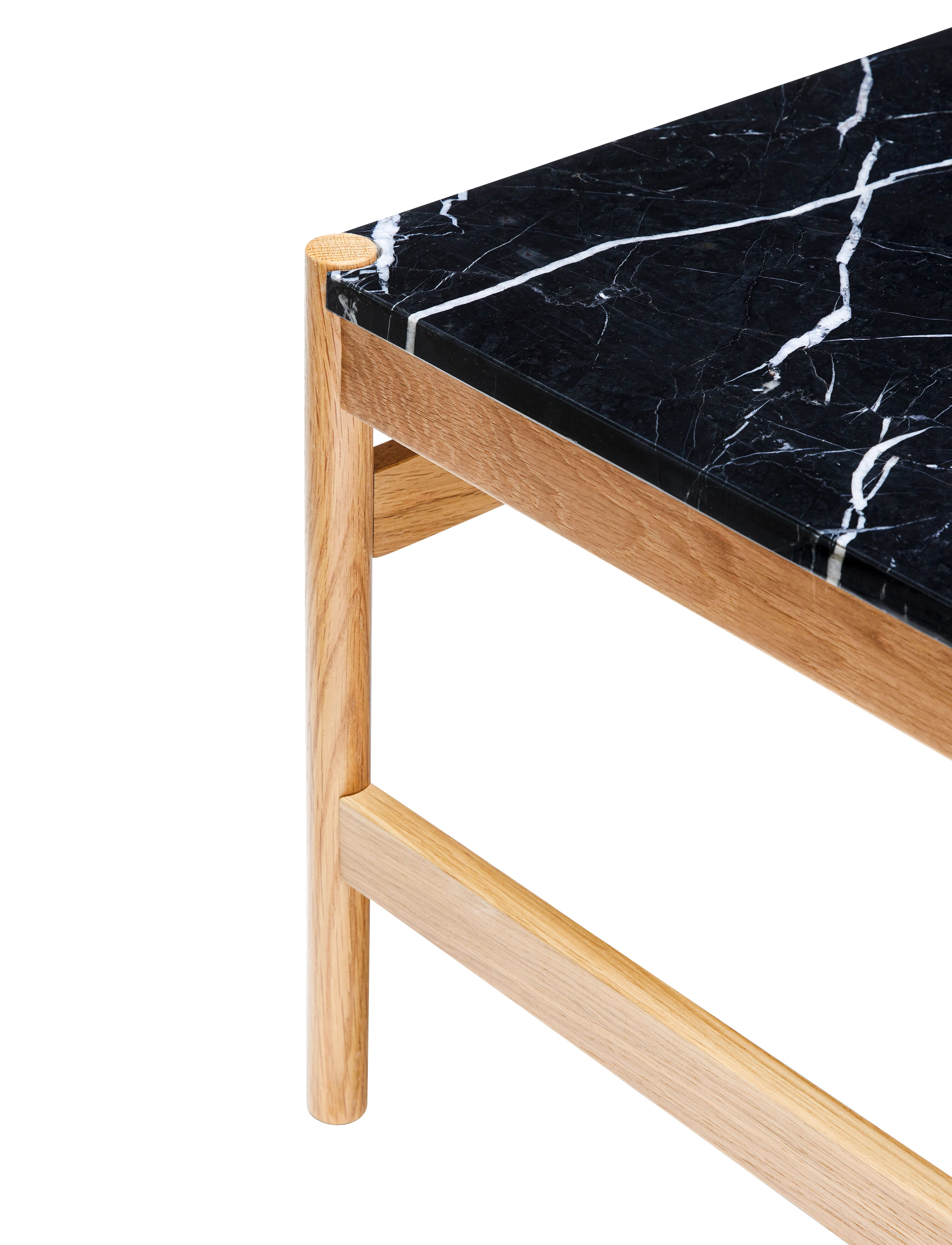 Hübsch - Raw Coffee Table Black/Natural - sofaborde - black,natural - 4