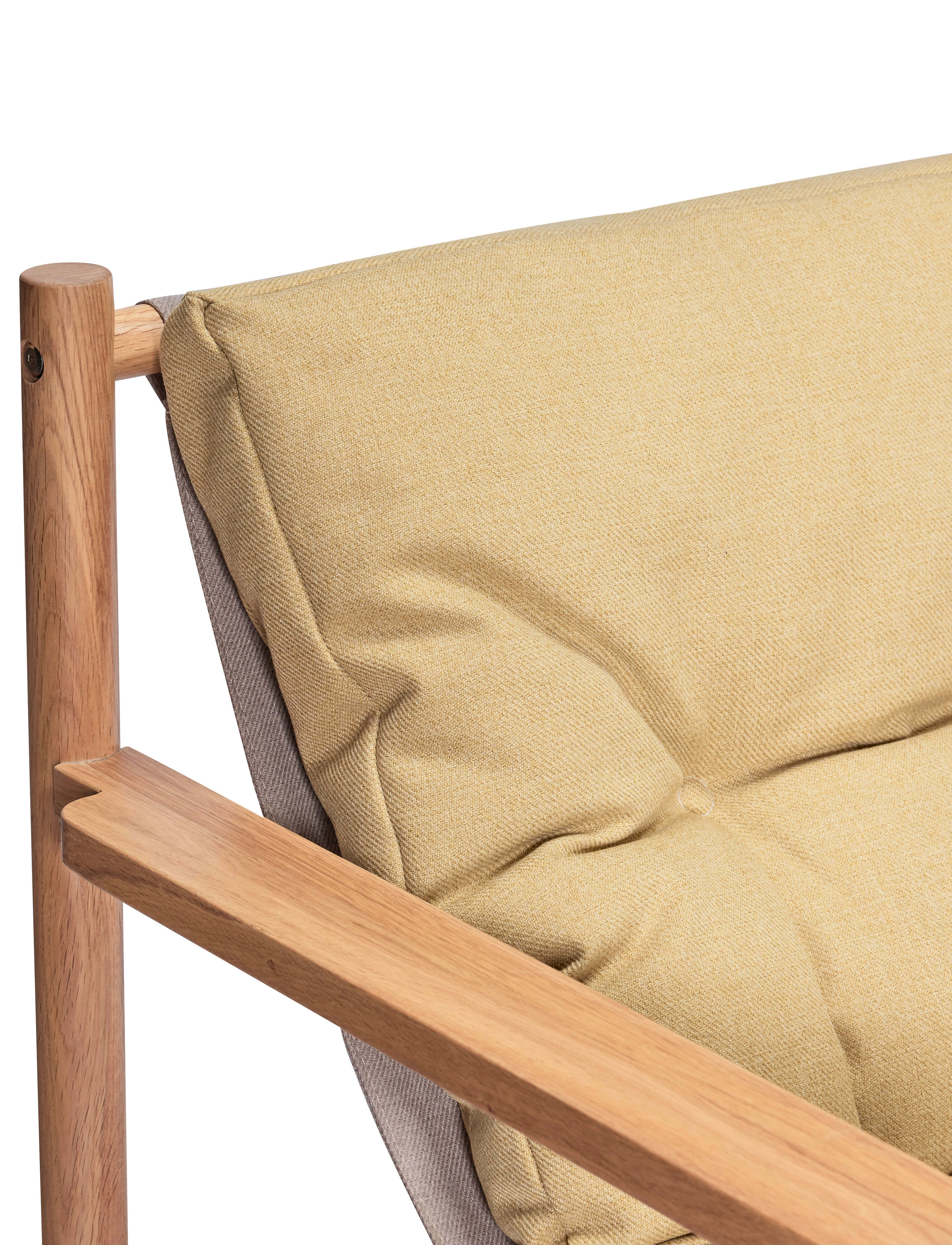 Hübsch - Heritage  Armchair/Footstool (set of 2) - natural,sand,yellow - 5