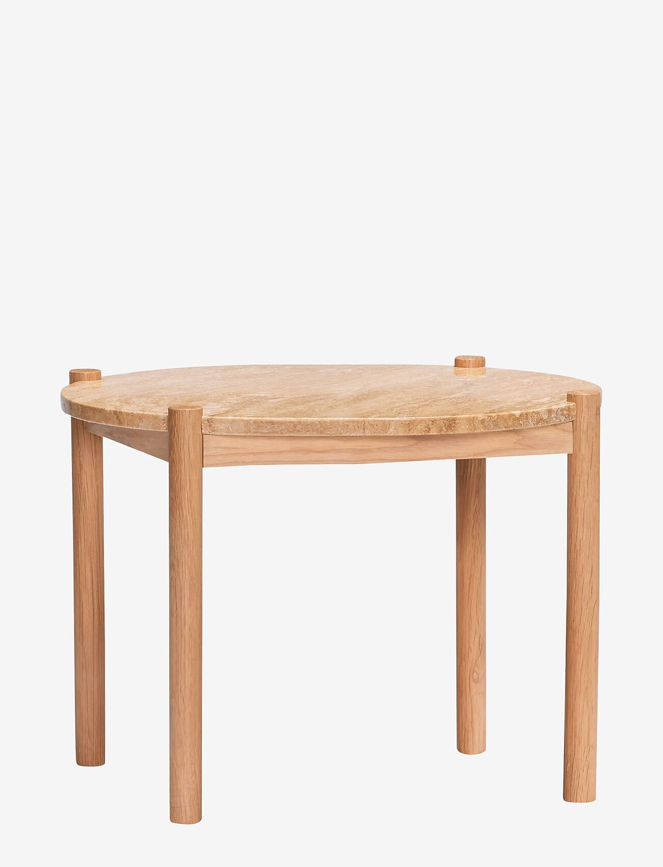 Hübsch - Trava Sofabord - beige,natural - 0