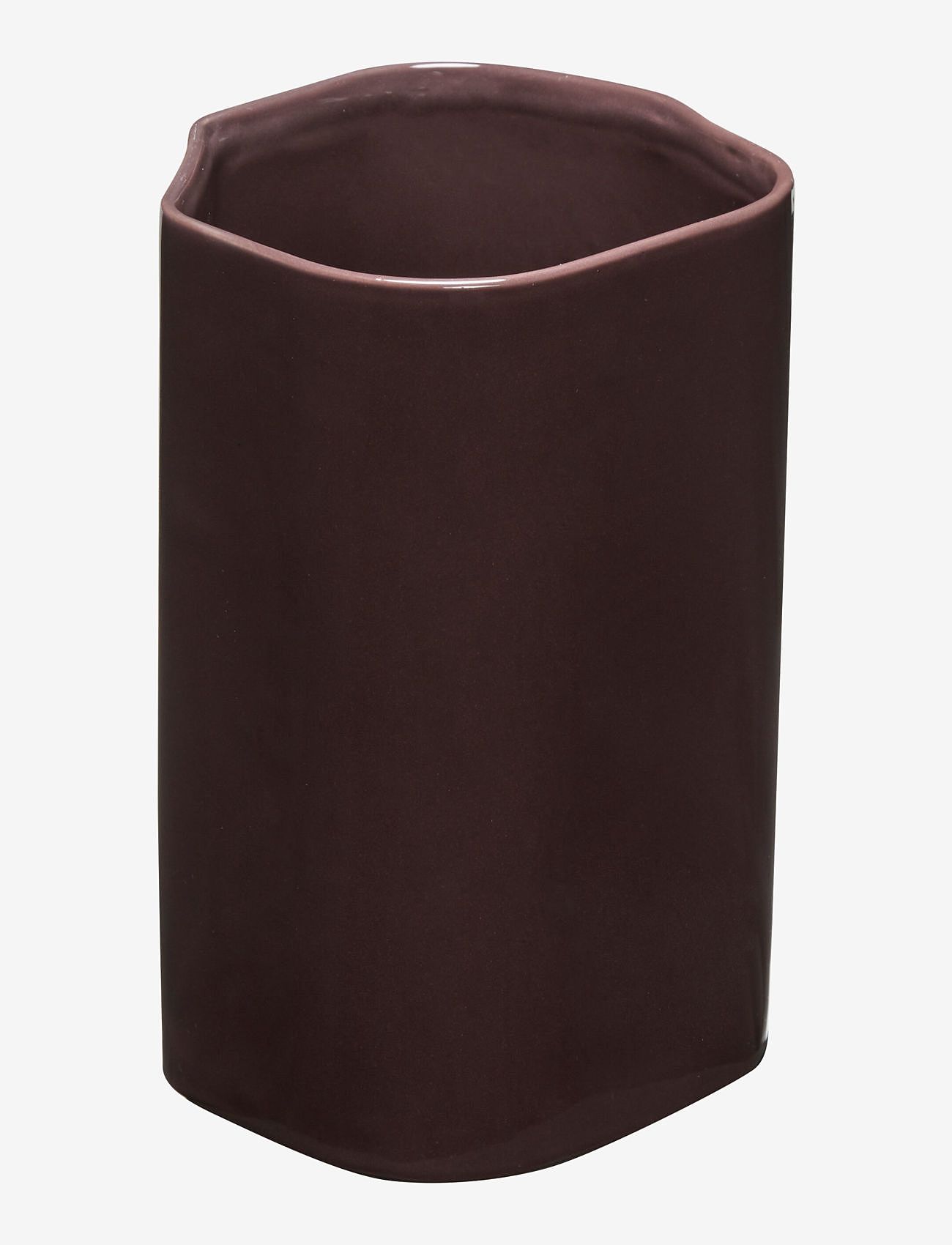 Hübsch - Amare Opbevaring med låg - køkkenkrukker - burgundy,red - 2