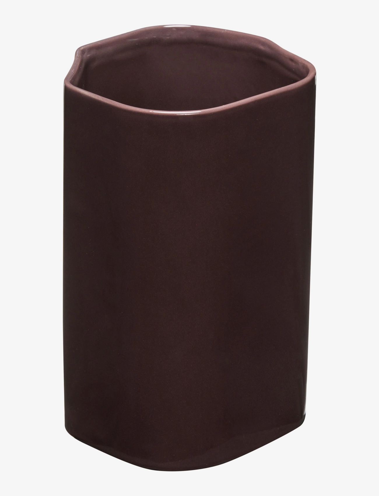 Hübsch - Amare Canister with Lid - bocaux de cuisine - burgundy,red - 2
