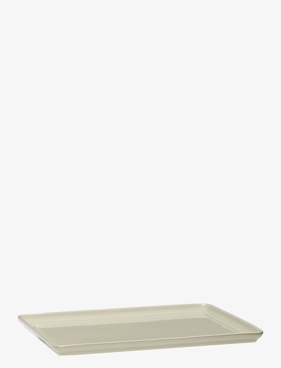 Hübsch - Amare Tray - kandikud - green,sand - 4
