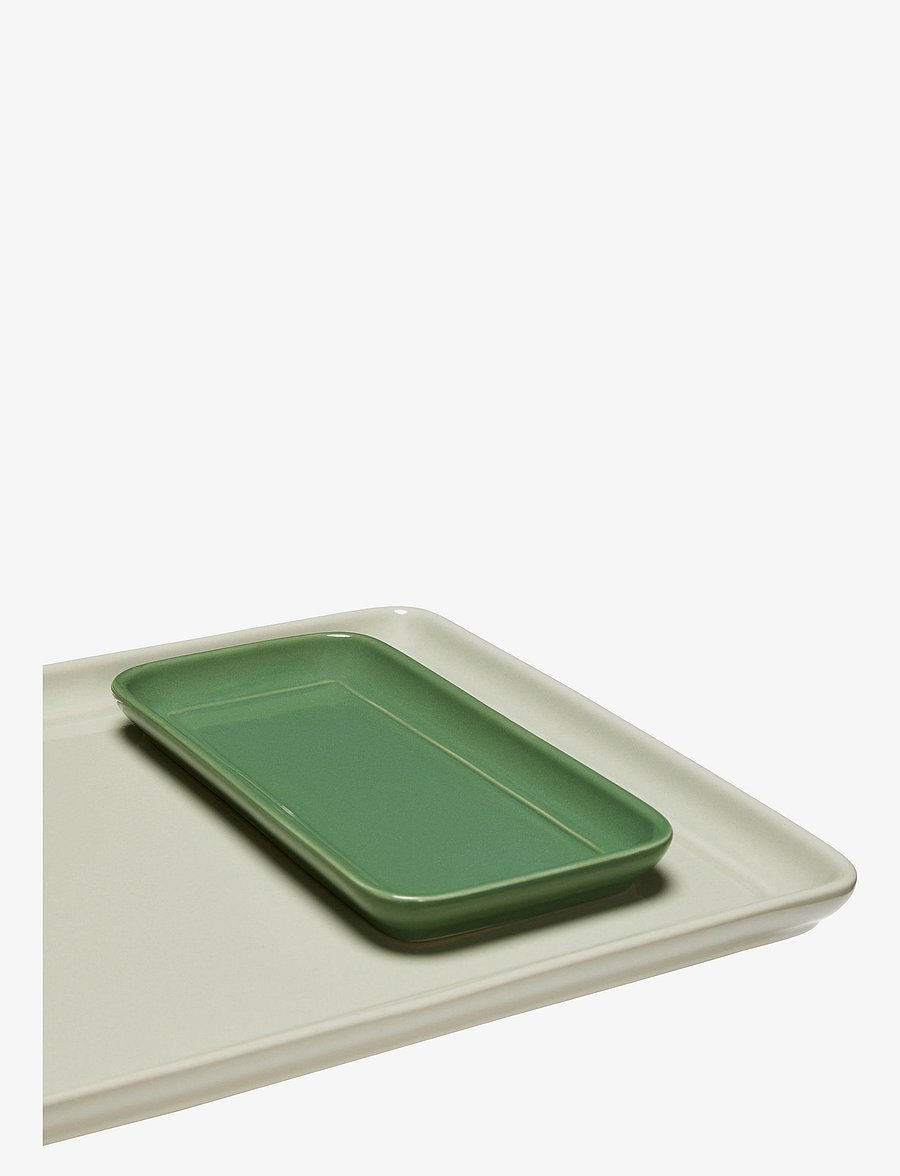 Hübsch - Amare Tray - kandikud - green,sand - 5