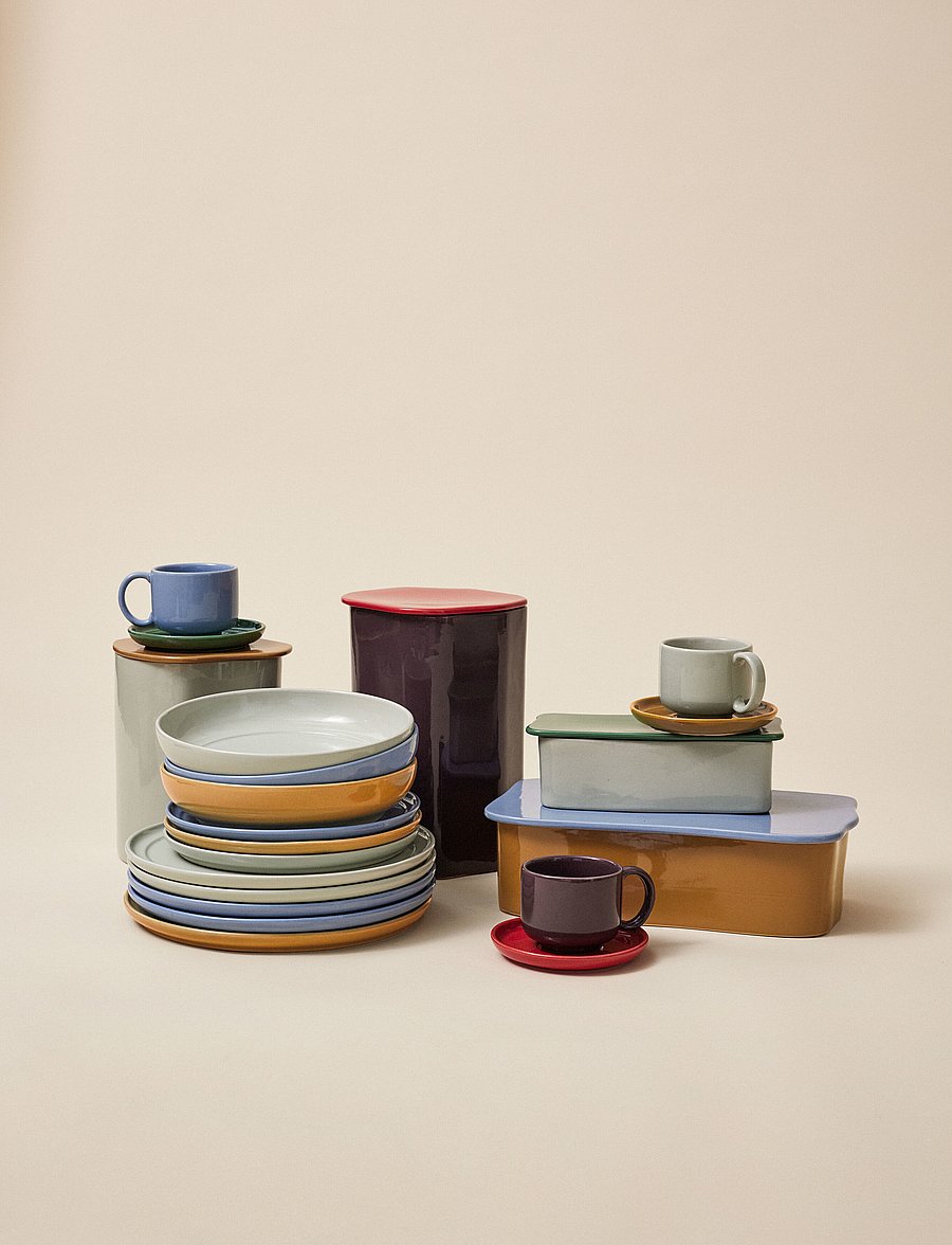 Hübsch - Amare Lunch Plate - osta hinna alusel - brown - 5