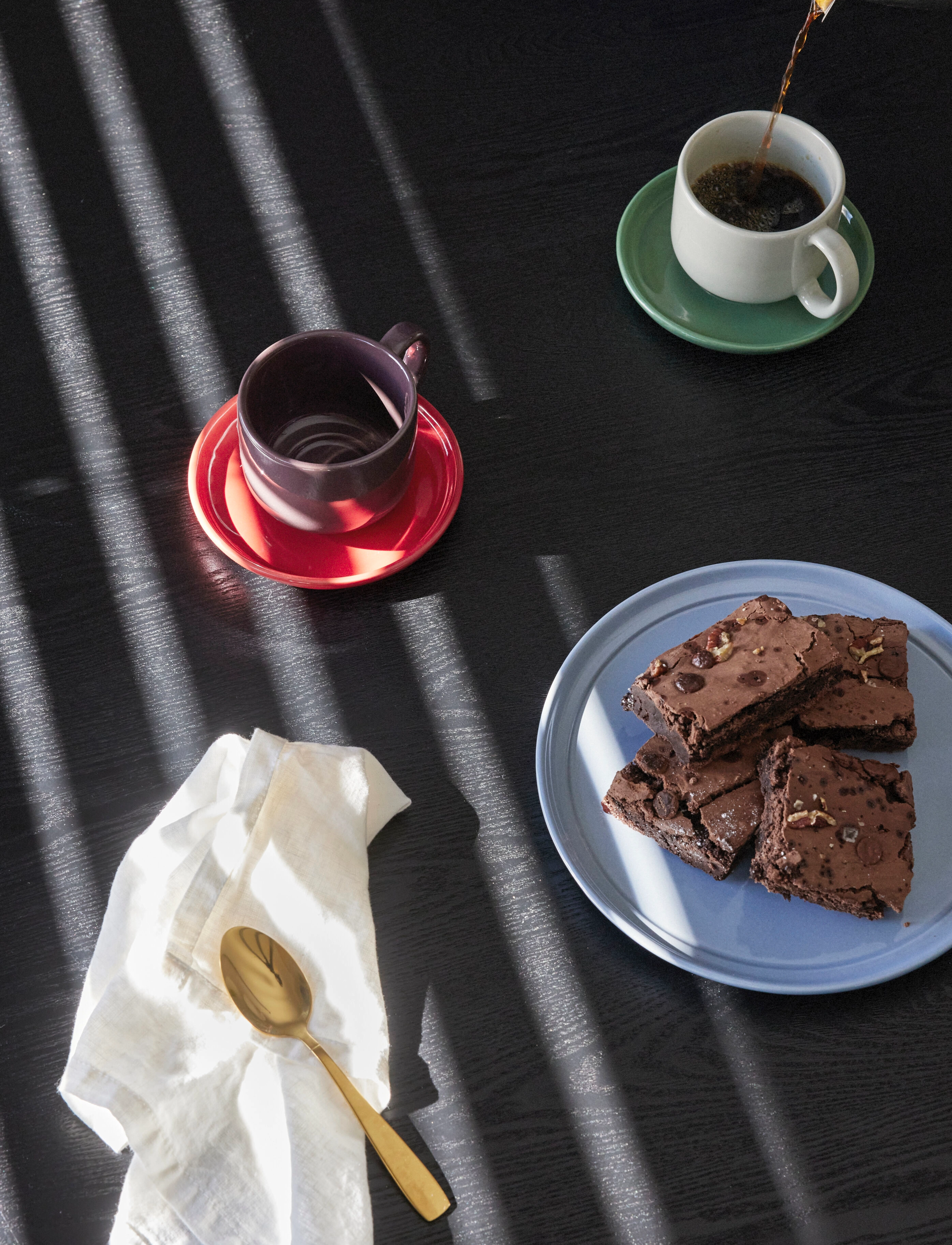 Hübsch Amare Frokosttallerken, Ø 23 cm, Plates, Blau - Dinner Homeware