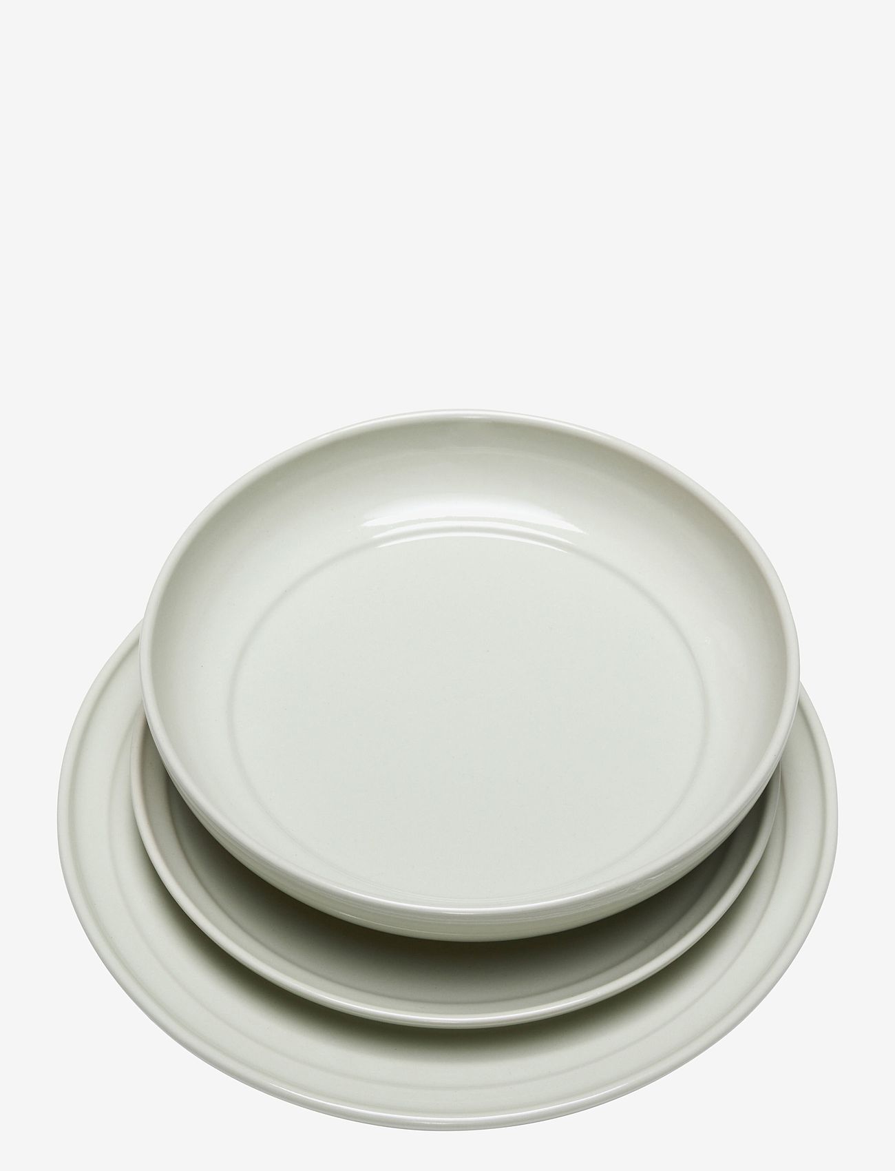 Hübsch - Amare Dinner Plate - dinner plates - sand - 2