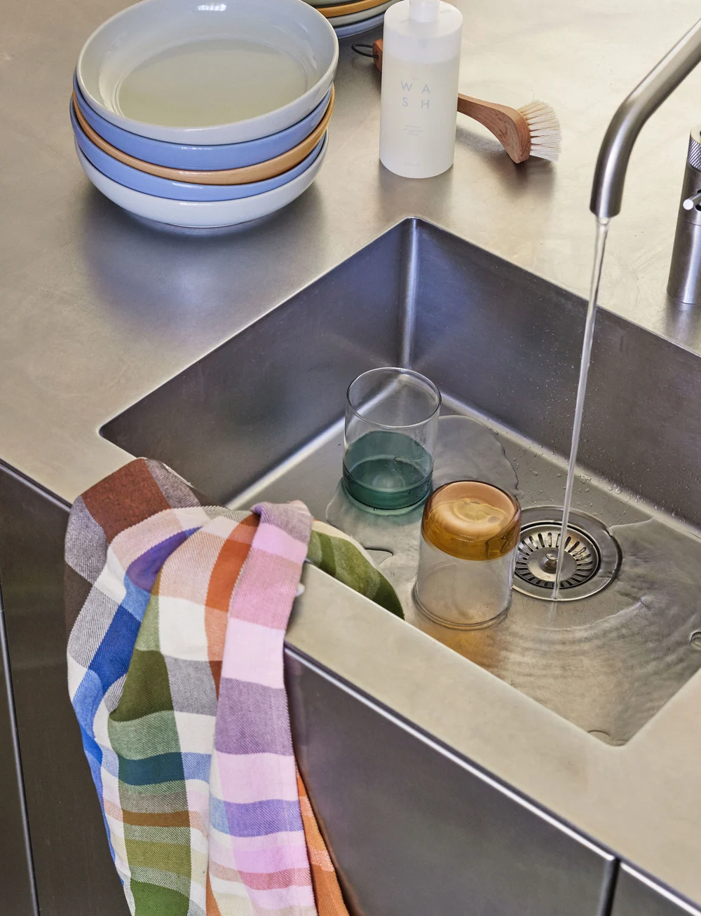 Hübsch - Amare Soup Plate - supitaldrikud - brown - 4