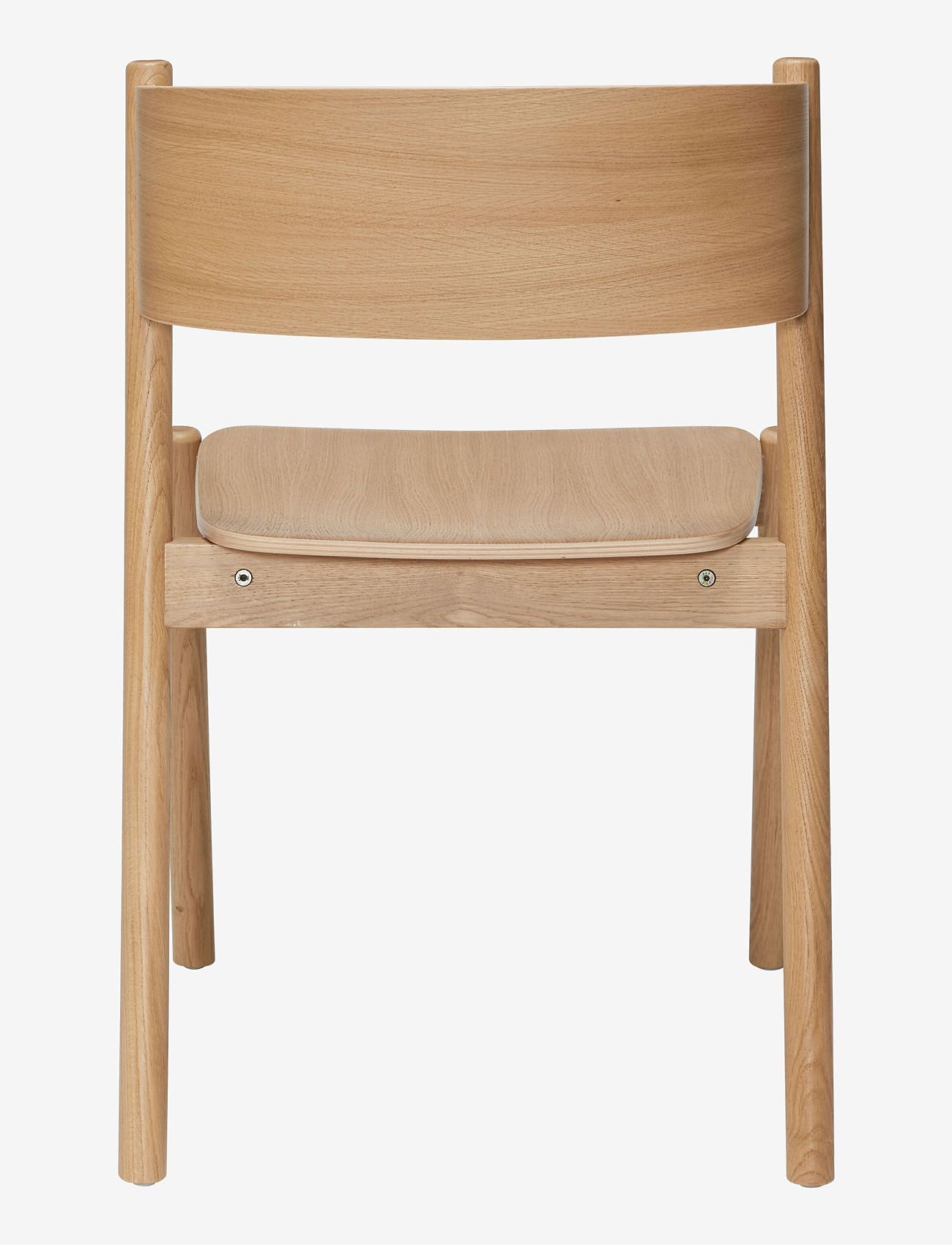 Hübsch - Oblique Dining Chair Natural - krēsli un taburetes - natural - 1