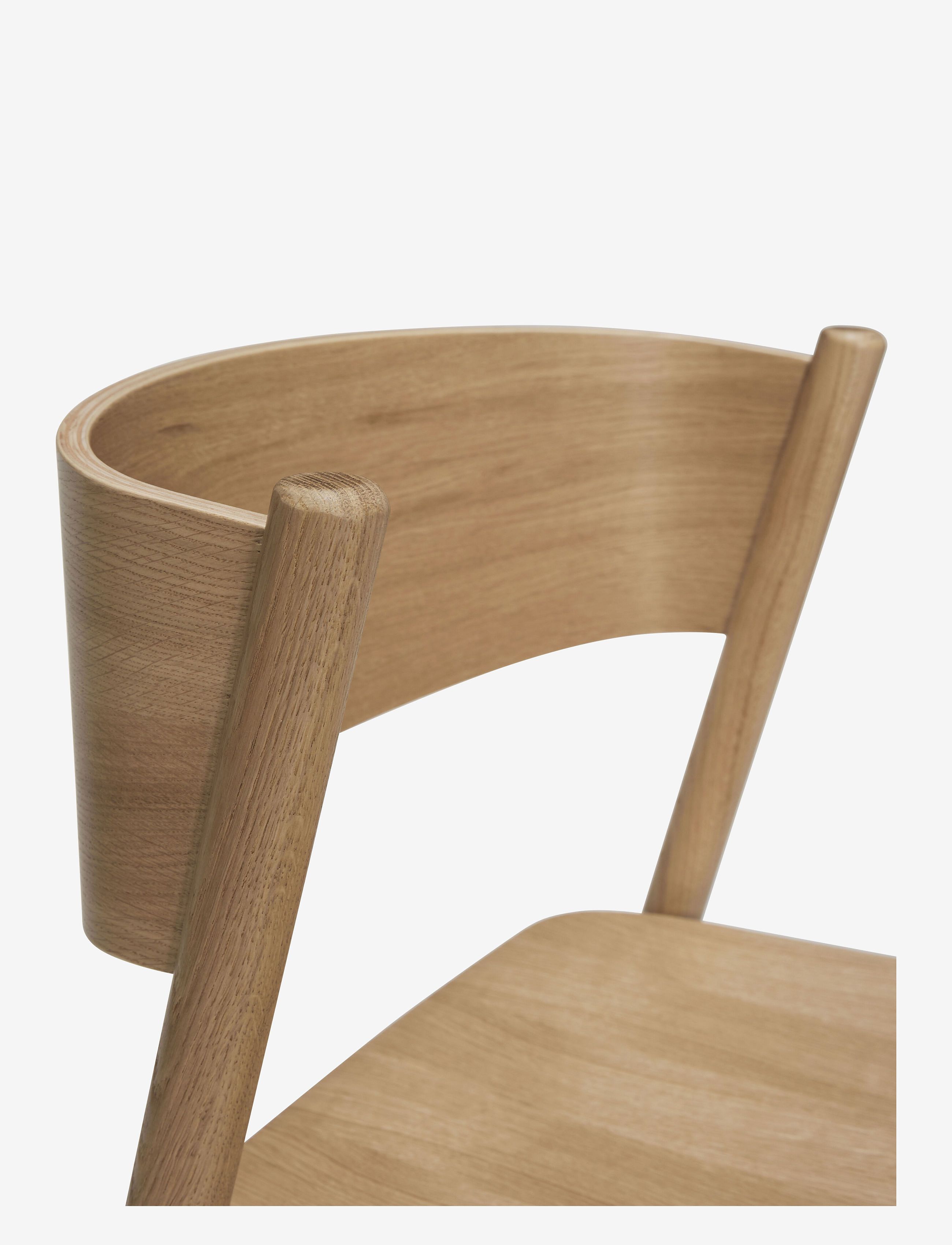 Hübsch - Oblique Dining Chair Natural - stolar - natural - 2