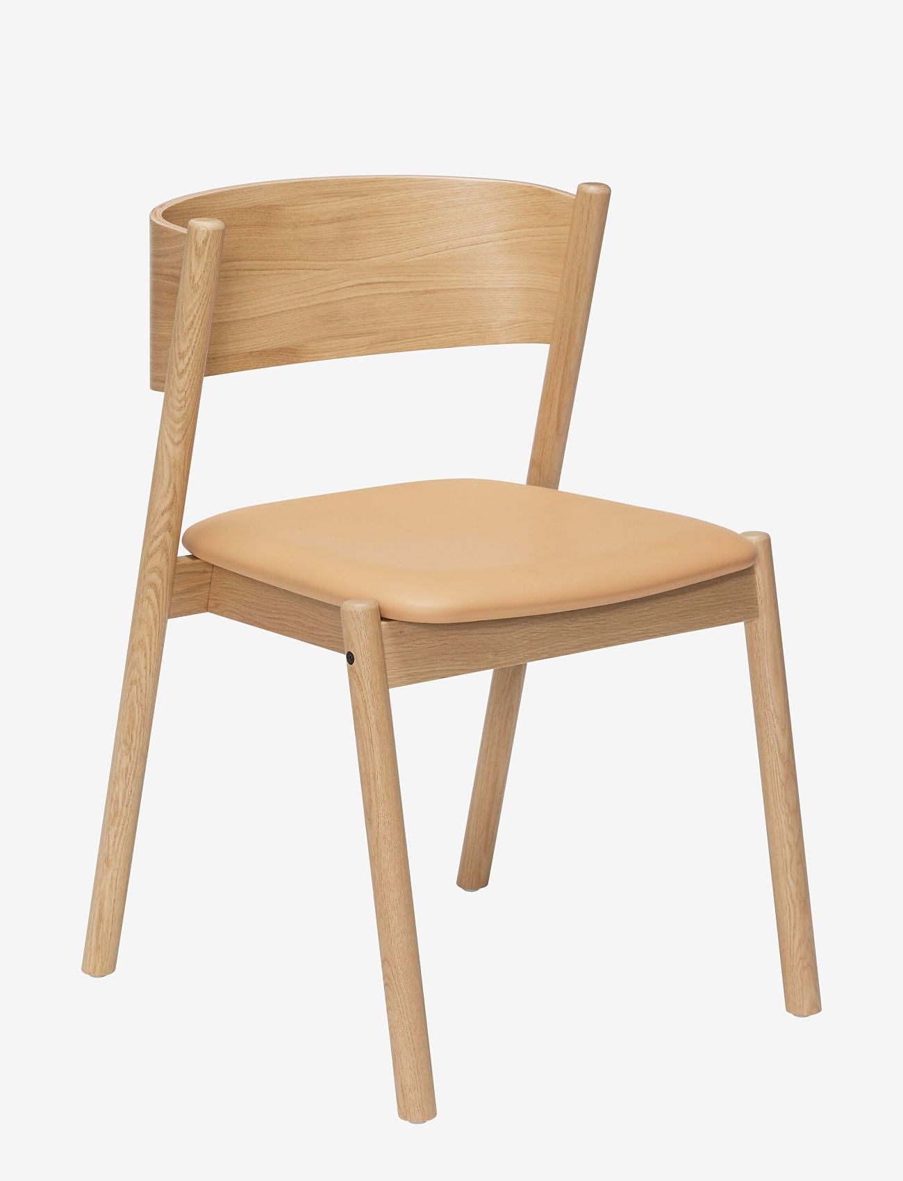 Hübsch - Oblique Dining Chair - natural - 0