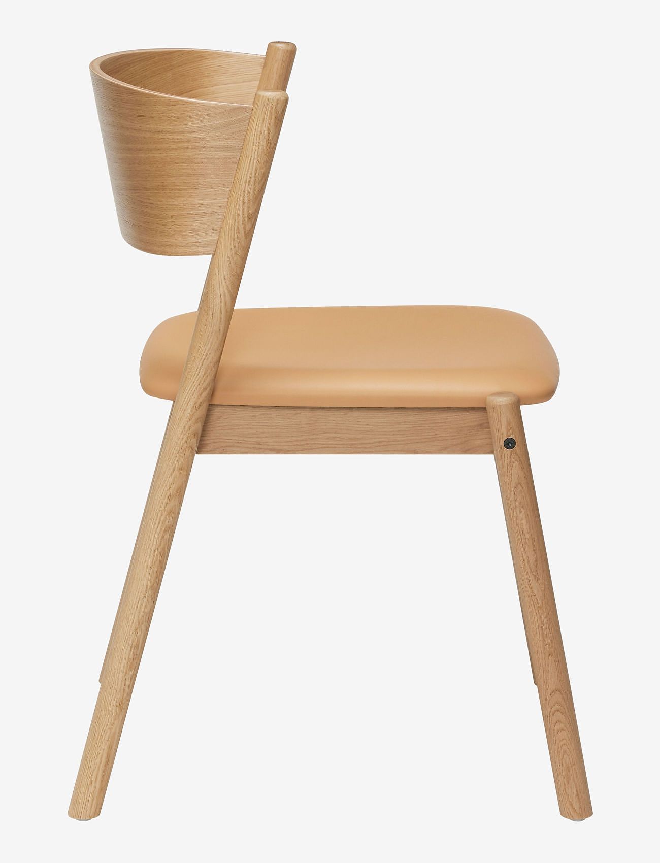 Hübsch - Oblique Dining Chair - natural - 3