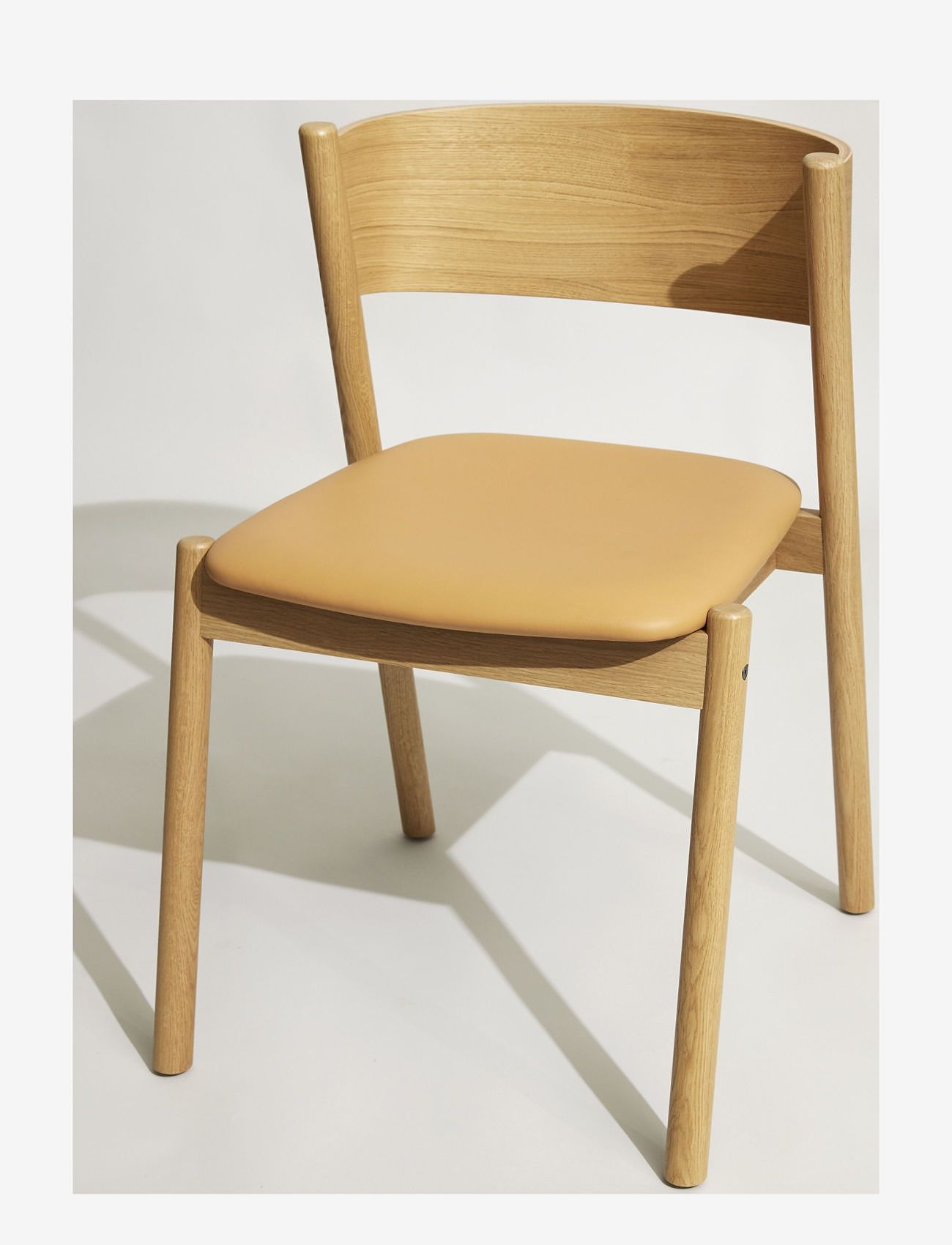 Hübsch - Oblique Dining Chair - natural - 4