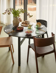 Hübsch - Oblique Dining Chair Black - stühle & hocker - black - 8