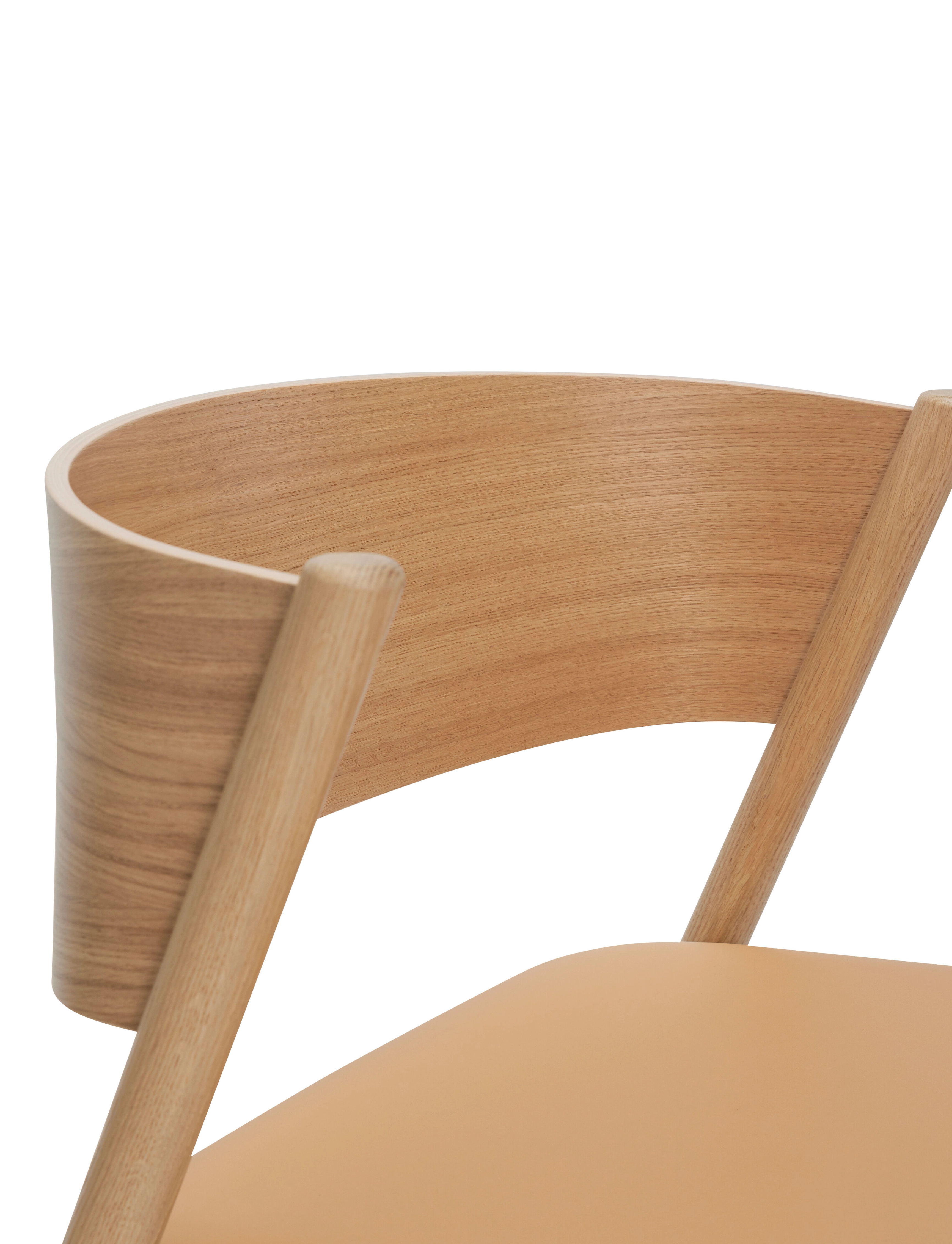 Hübsch - Oblique Lounge Chair Seat Natural - chairs - natural - 4