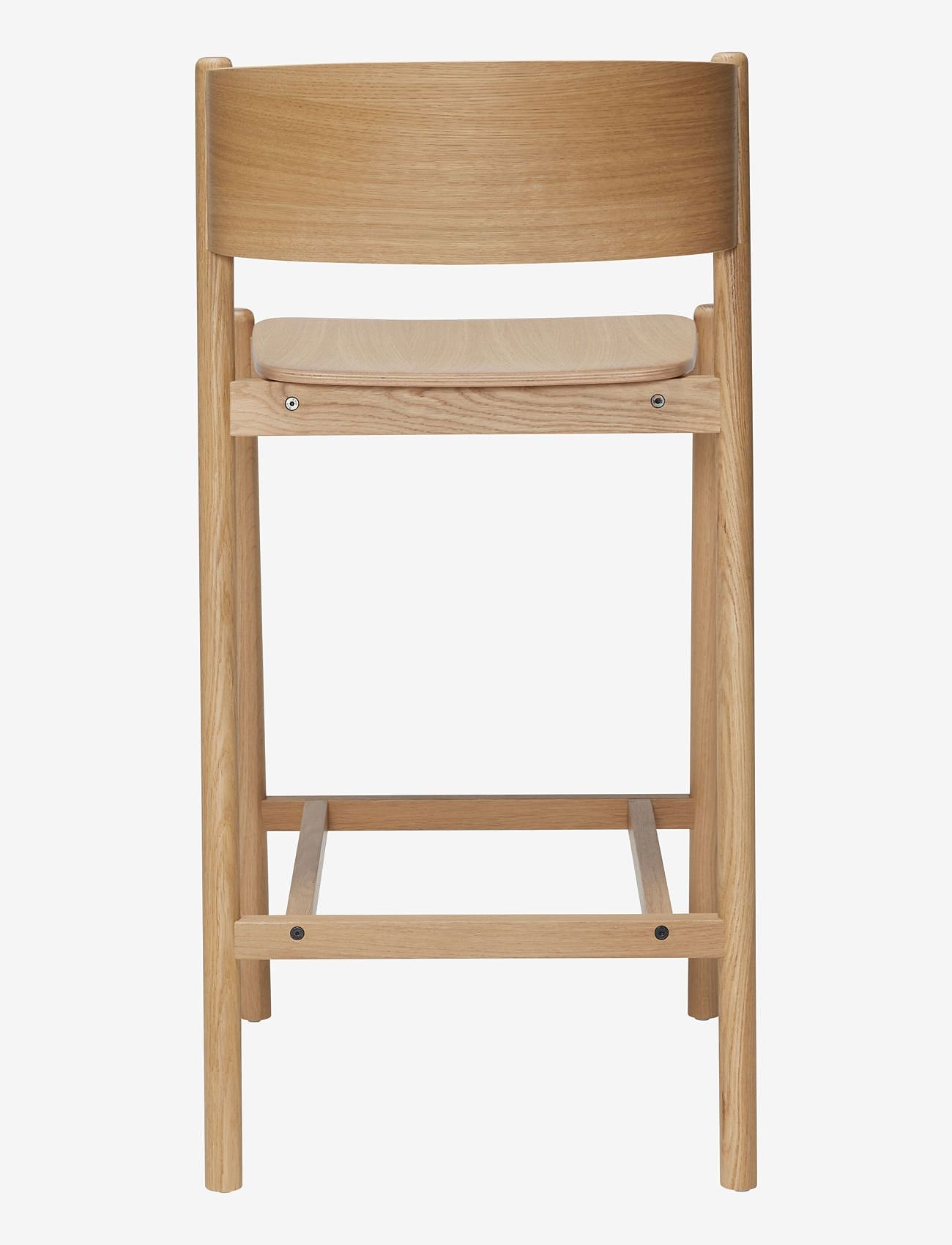 Hübsch - Oblique Bar Stool - trender - natural - 1