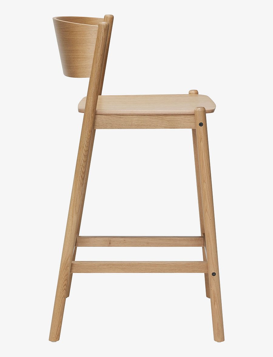 Hübsch - Oblique Bar Stool - trendid - natural - 3