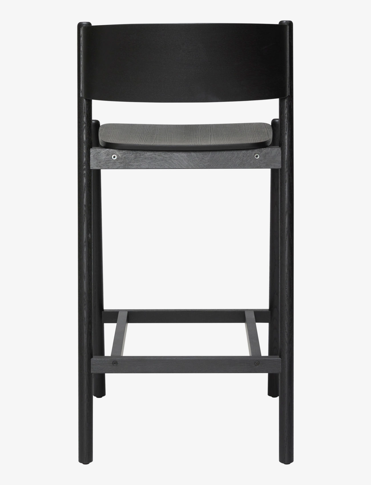 Hübsch - Oblique Bar Stool - trends - black - 2