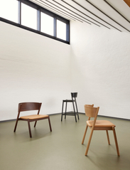 Hübsch - Oblique Bar Stool Black - chairs & stools - black - 5
