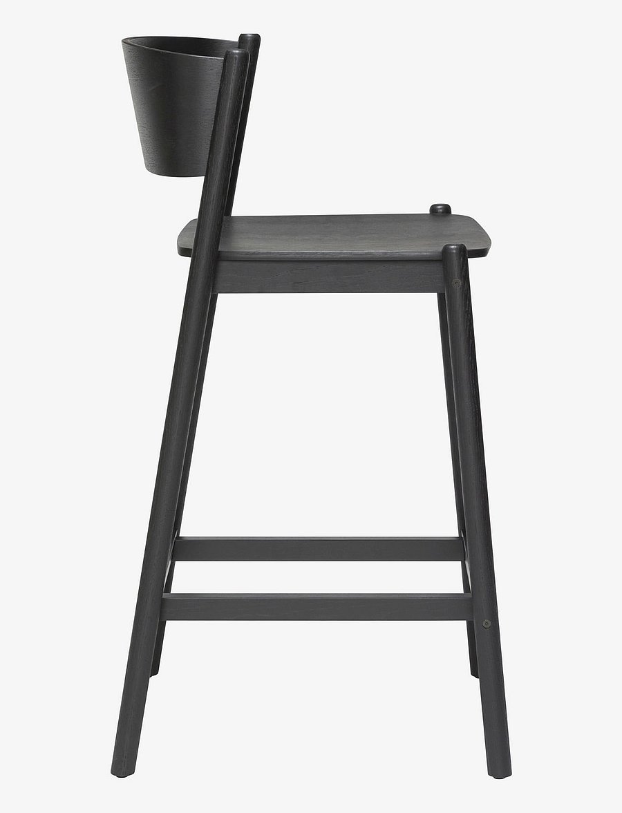 Hübsch - Oblique Bar Stool - trendid - black - 3