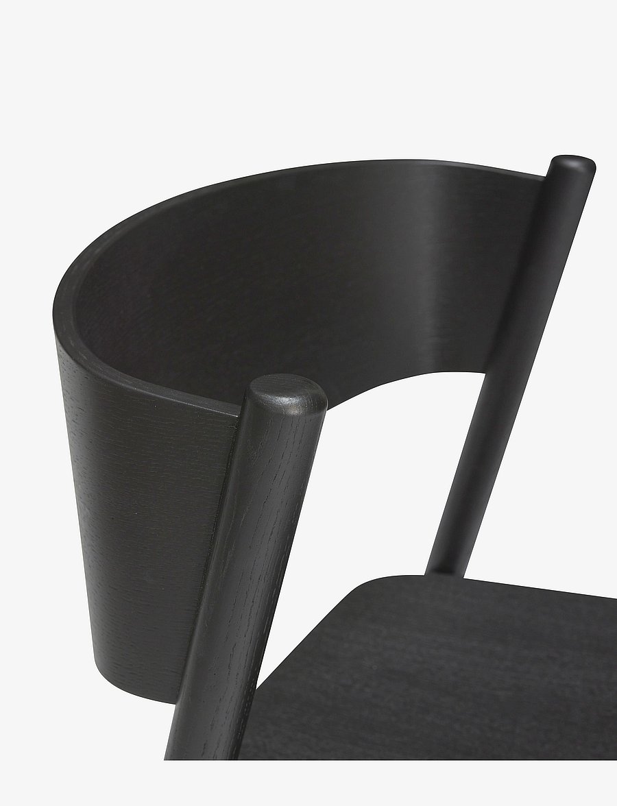 Hübsch - Oblique Bar Stool - trendid - black - 4