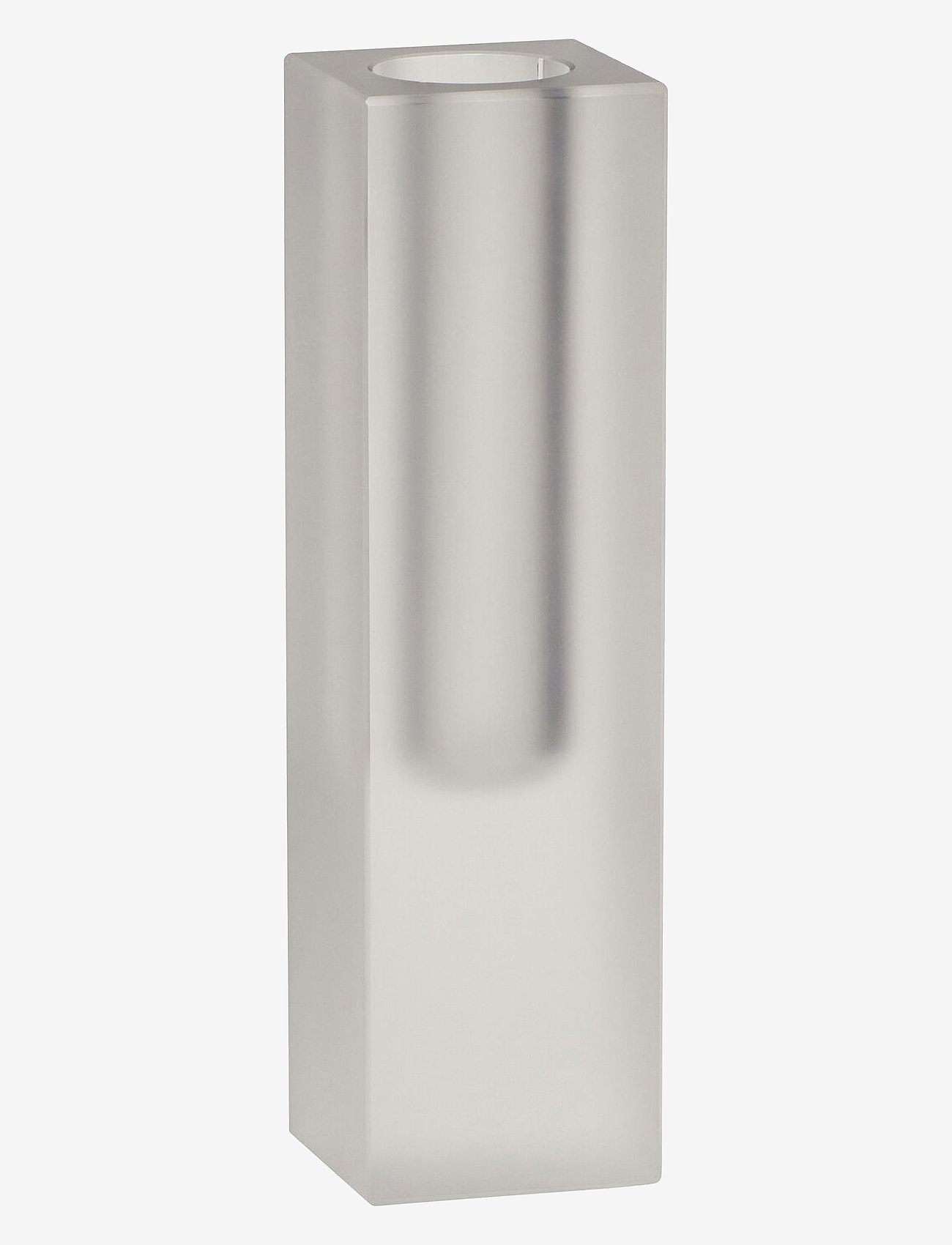 Hübsch - Block Vase - laveste priser - frosted - 0