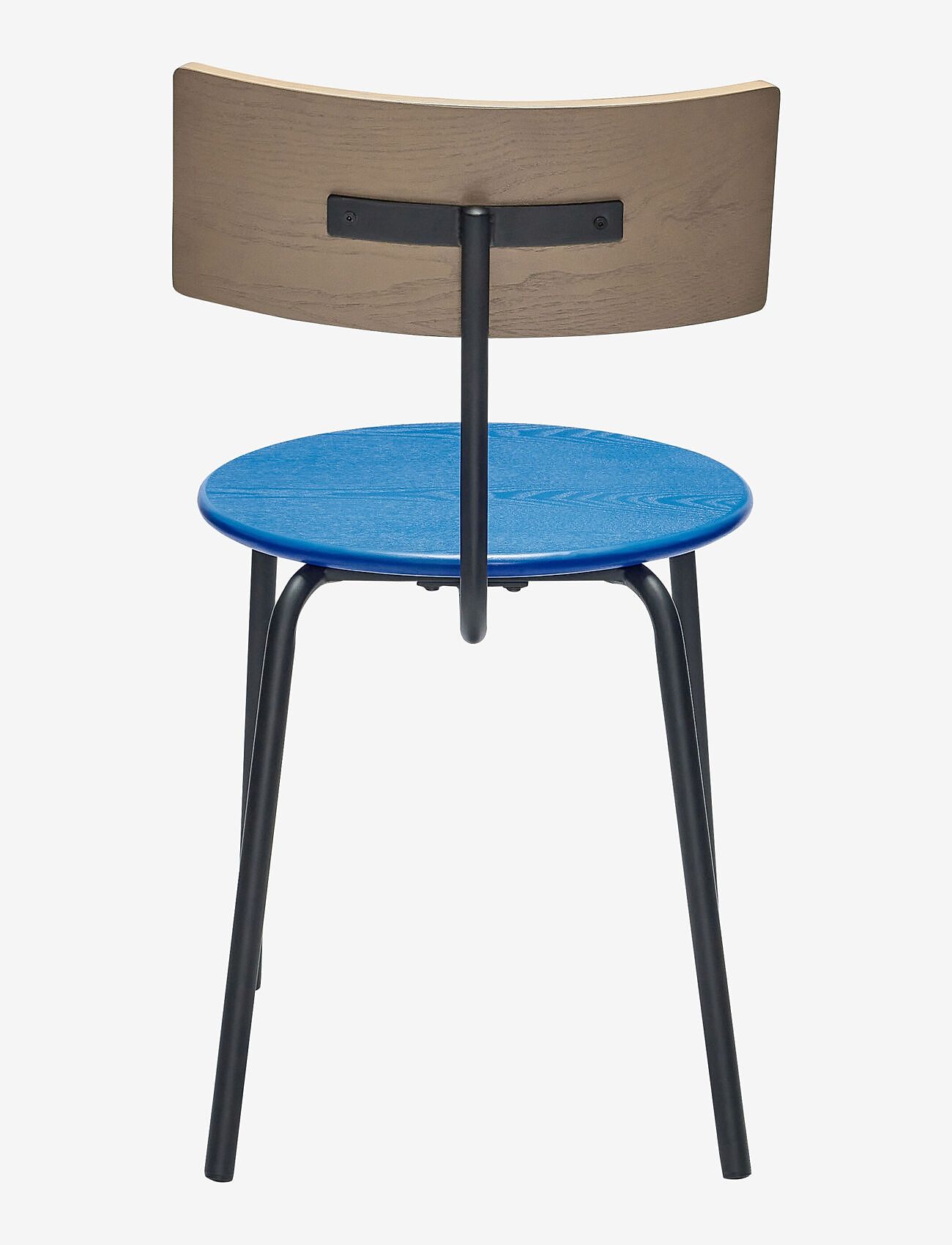 Hübsch - Koi Dining Chair - black,blue,brown - 1