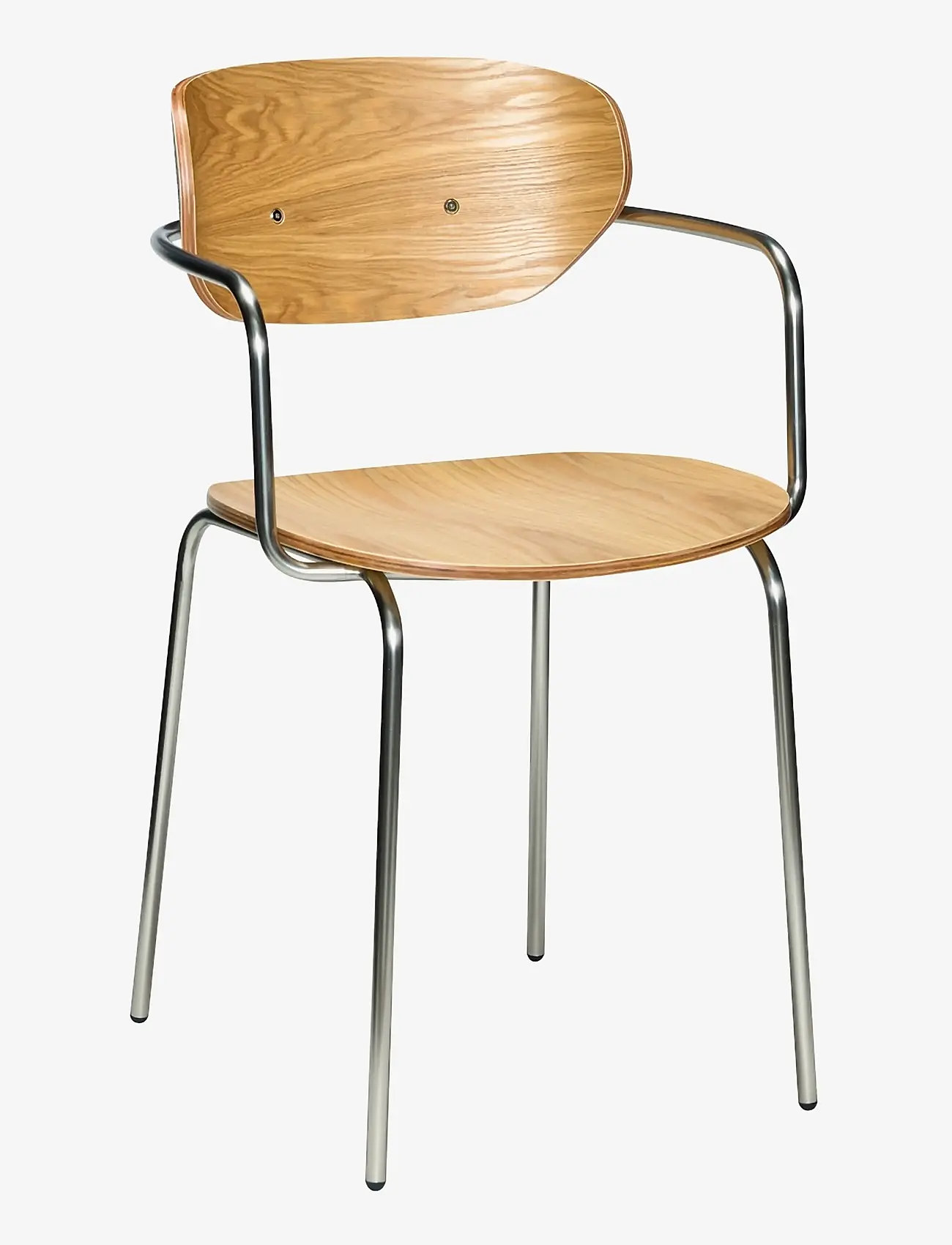 Hübsch - Arch Dining Chair Natural - stole - natural - 1
