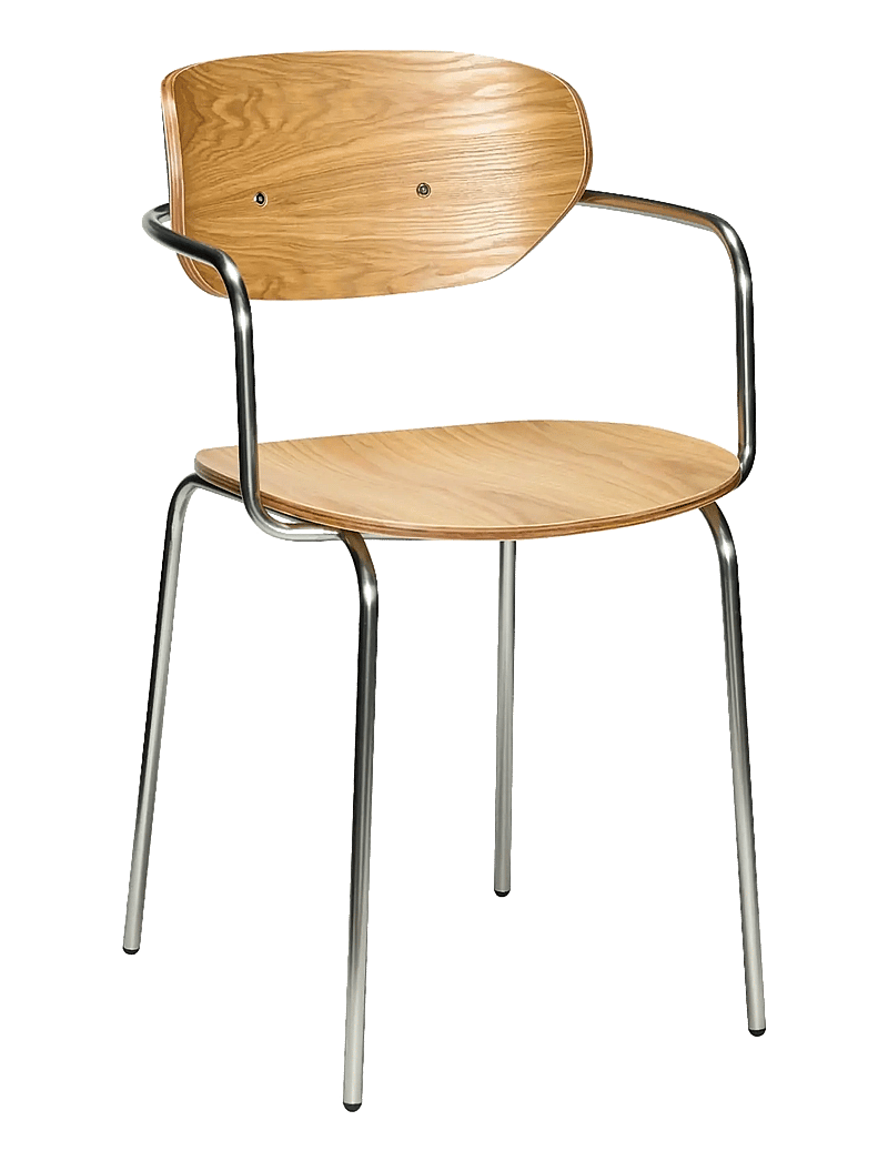 Hübsch - Arch Dining Chair Natural - stühle - natural - 1