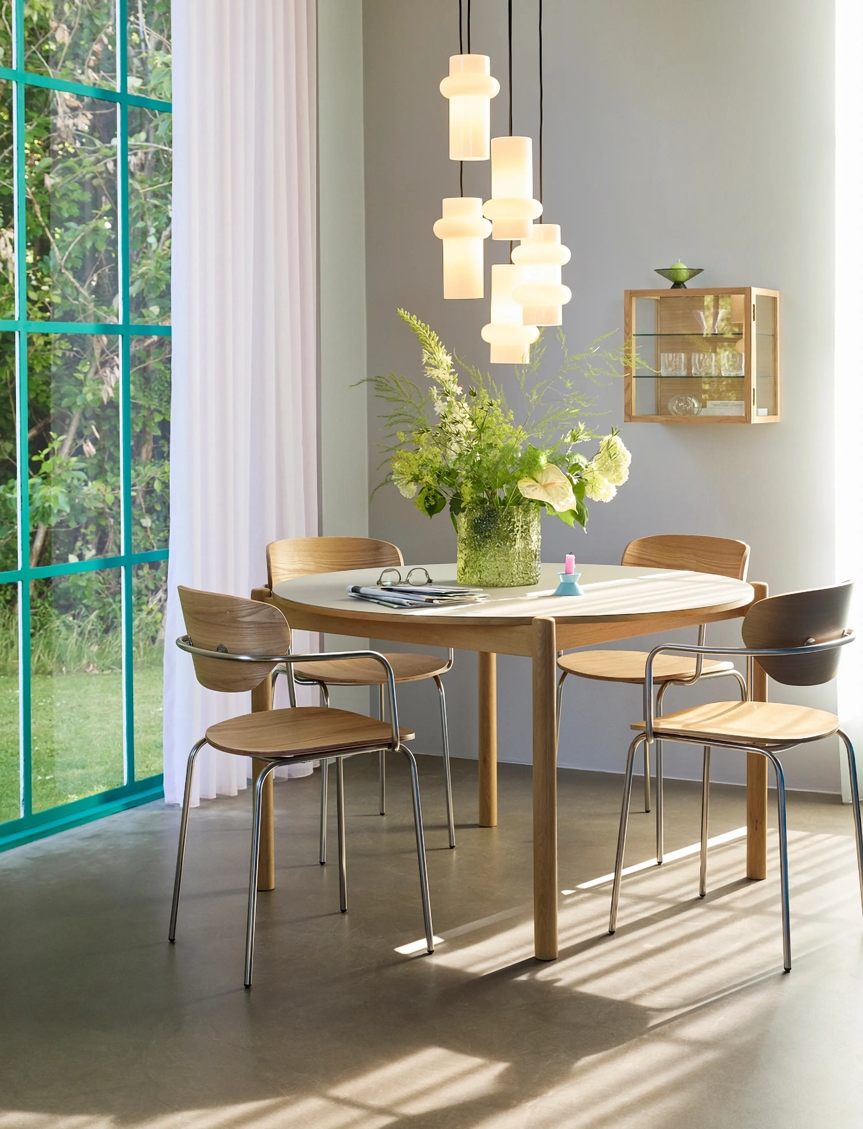 Hübsch - Arch Dining Chair Natural - chairs - natural - 4