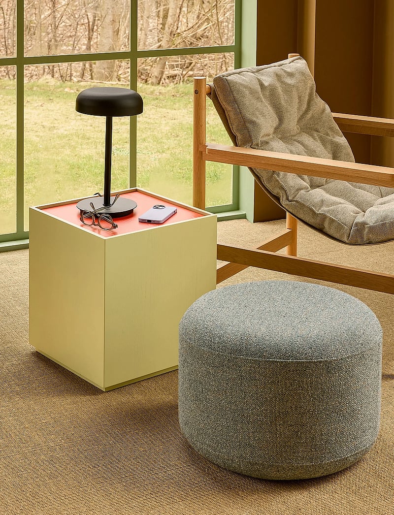 Hübsch - Heritage Armchair/Footstool Natural/Beige - lehnstühle - beige,natural - 0