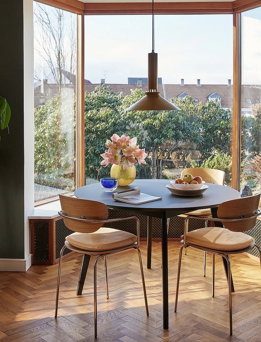 Hübsch - Arch Dining Chair Natural - natural - 2