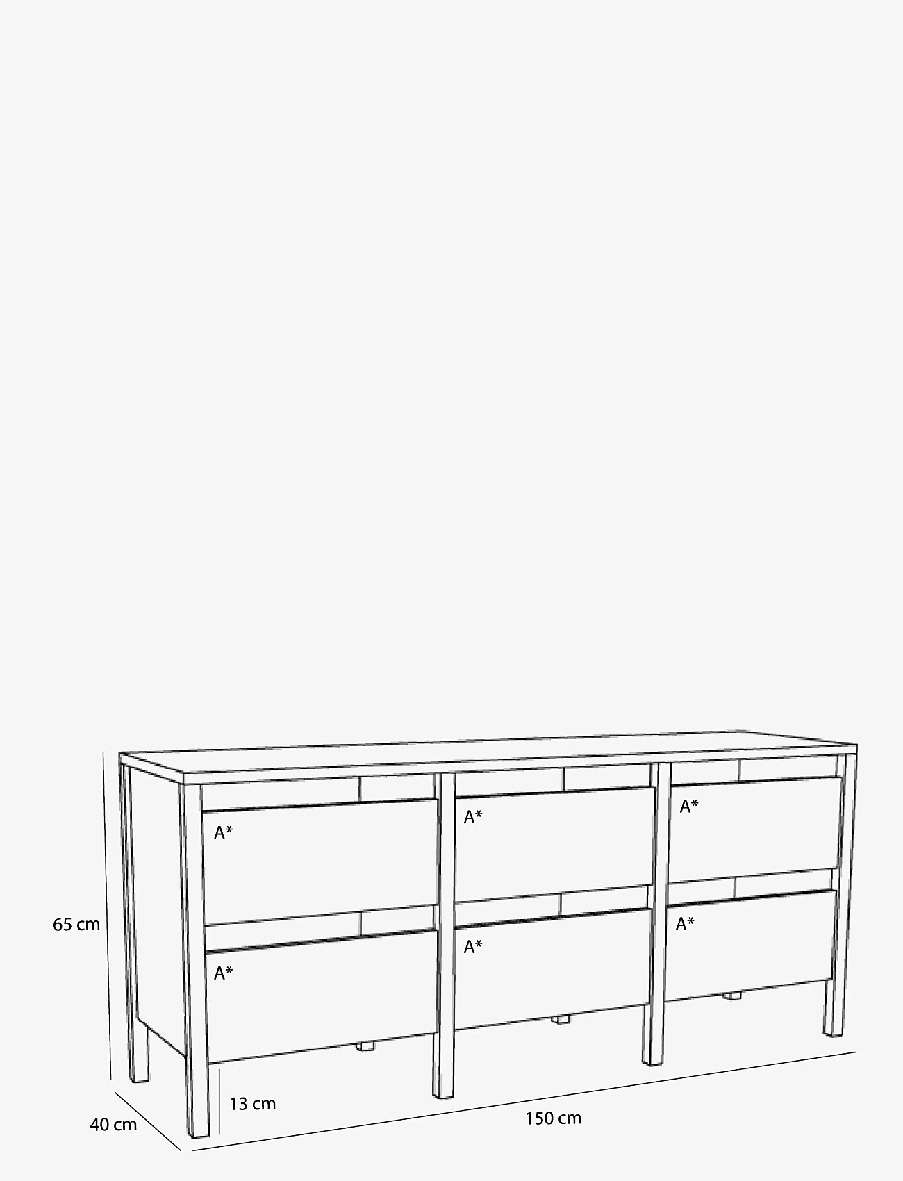 Hübsch - Forma Sideboard Natural - natural - 5