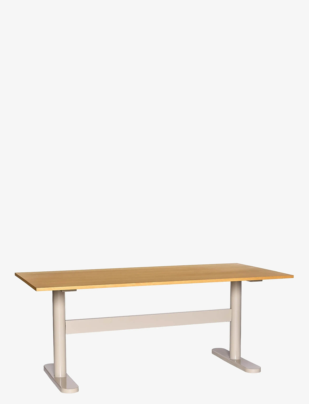Hübsch - Tona Dining Table Natural - grey,natural - 1