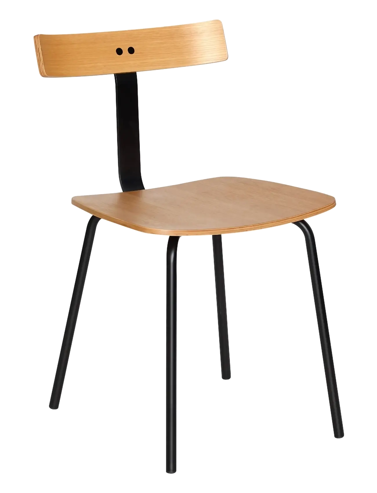 Hübsch Hock Dining Chair Black, Stol, Str: 44X48X78CM
