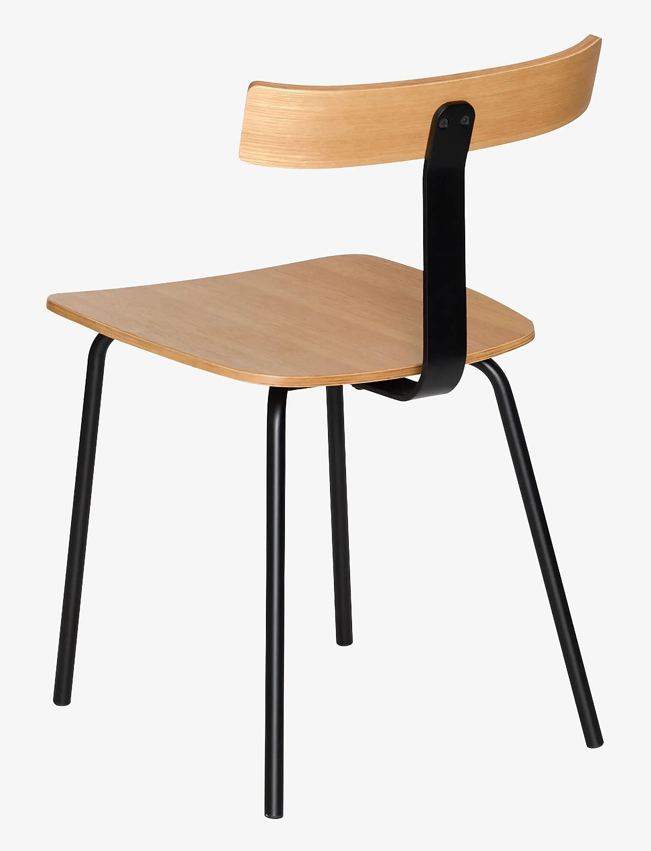 Hübsch - Hock Dining Chair Black - black,natural - 2