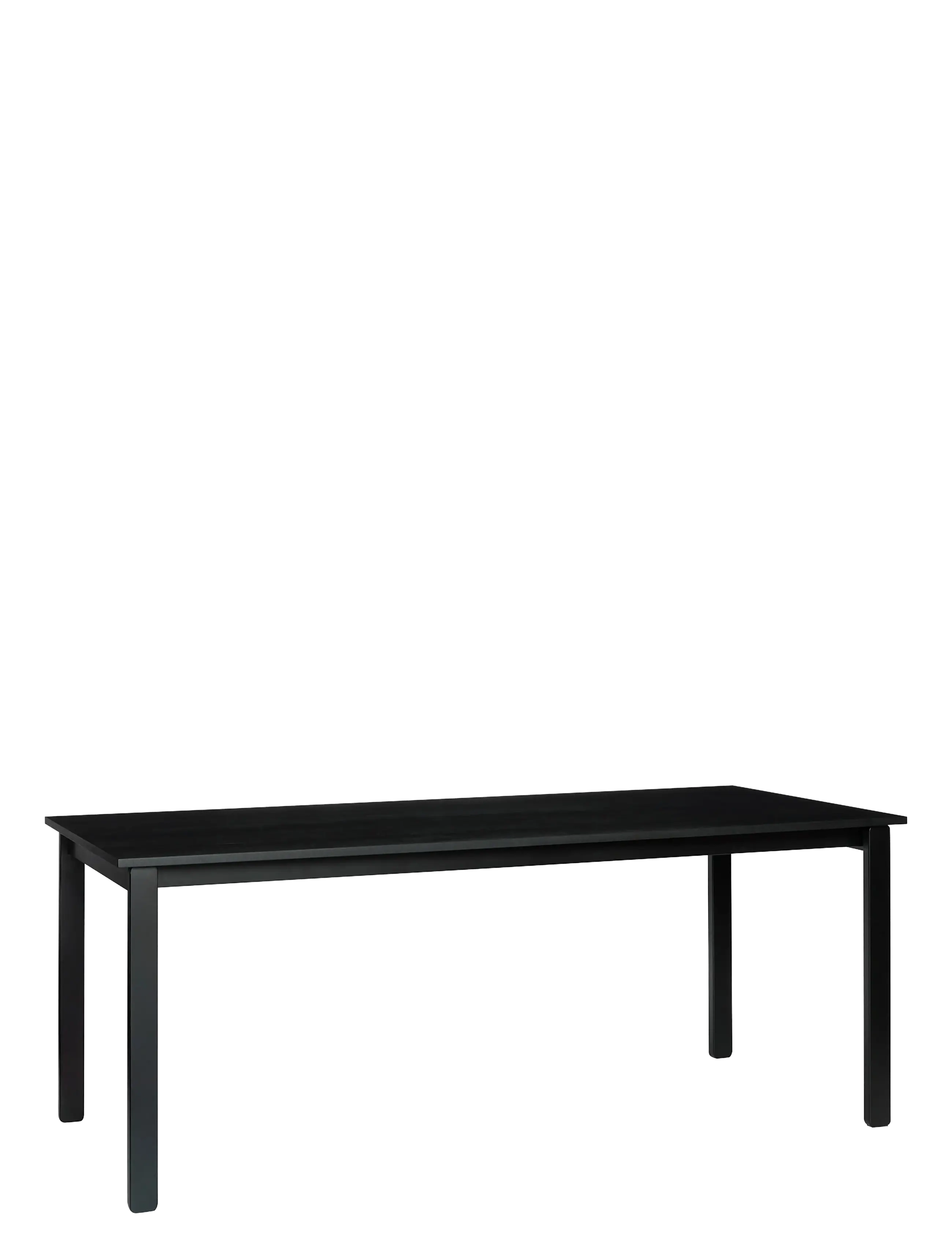 Hübsch Hock Dining Table Black, Spisebord, Sort, Str: 190X90X75CM