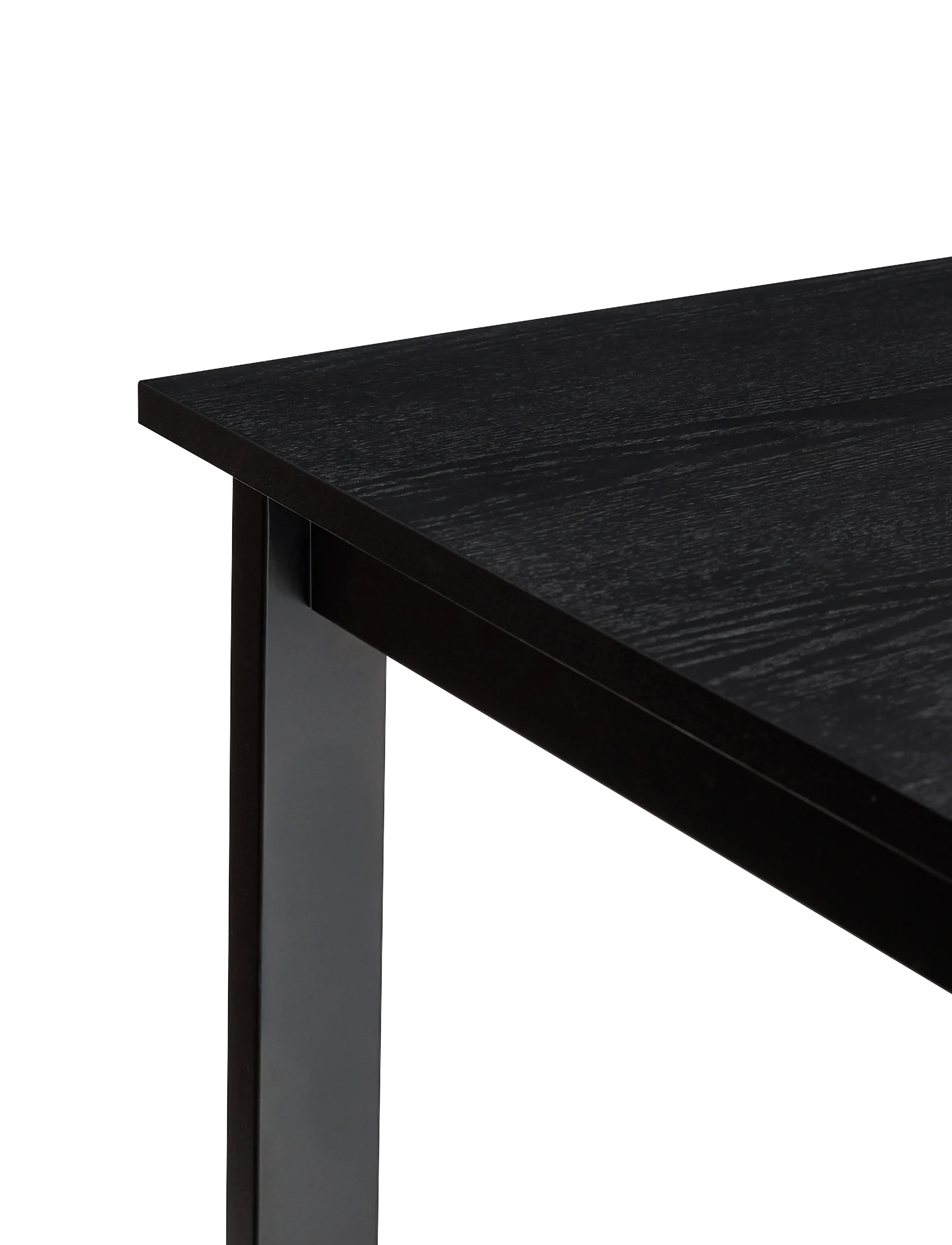Hübsch - Hock Dining Table Black - borðstofuborð - black - 5